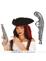 Fiestas Guirca Pistool piraat zilver