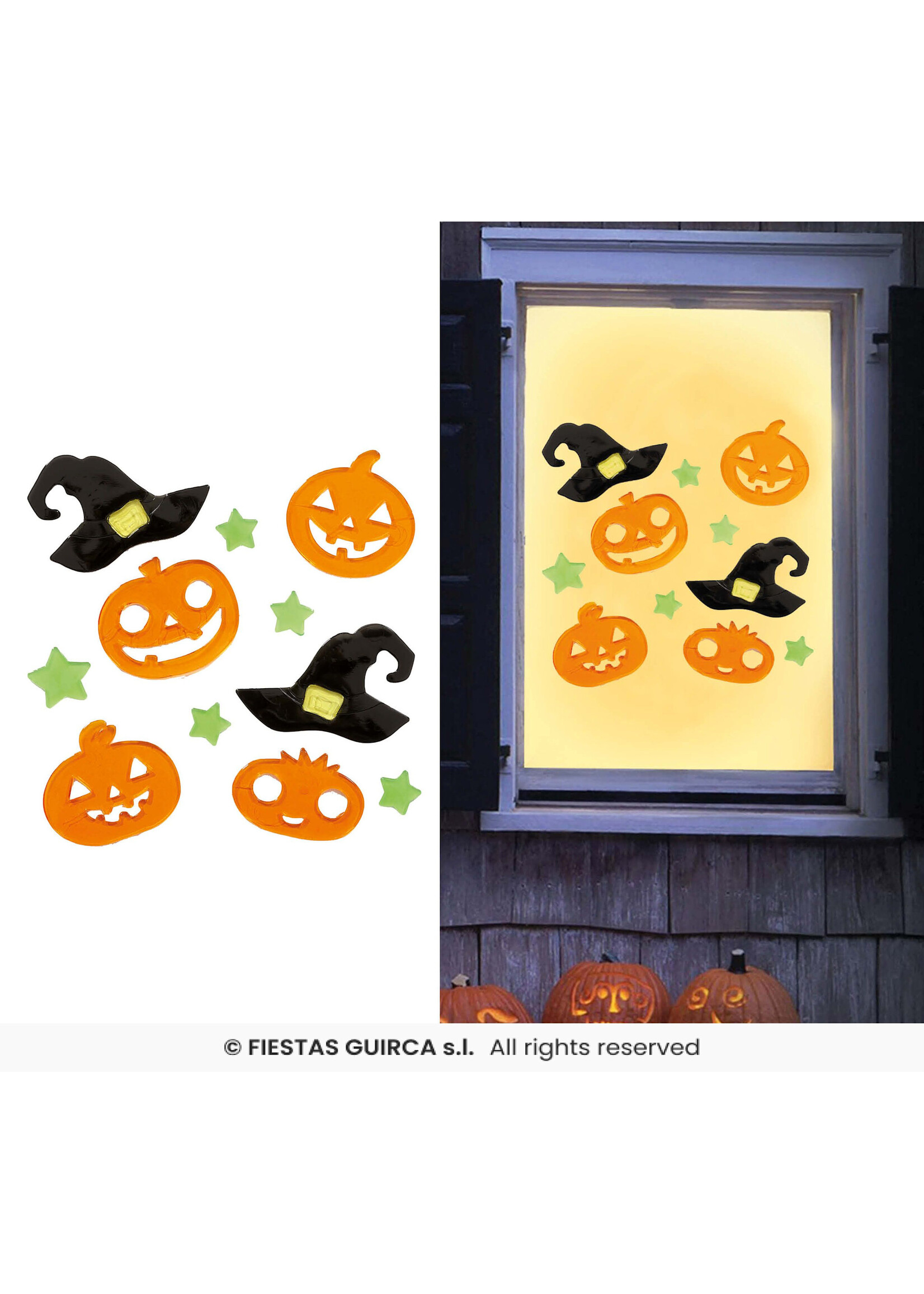 Fiestas Guirca Halloween decoratie gel pompoen