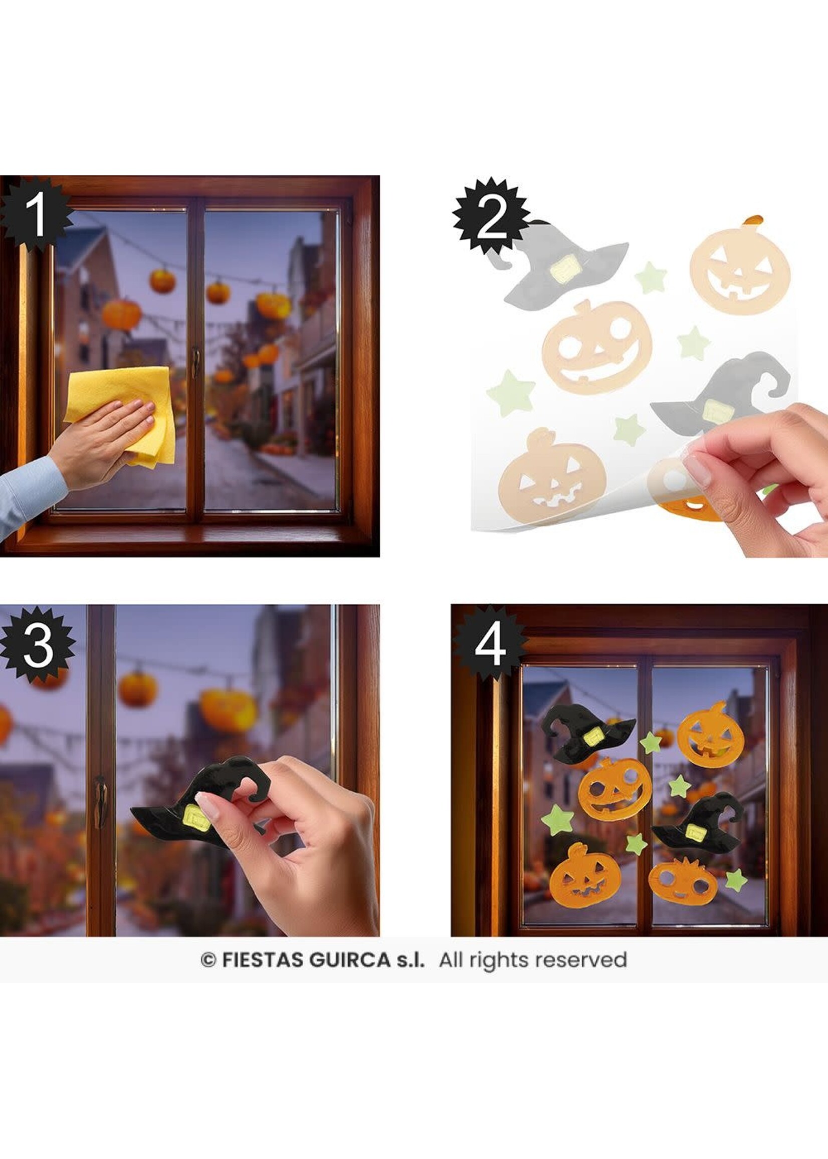 Fiestas Guirca Halloween decoratie gel pompoen