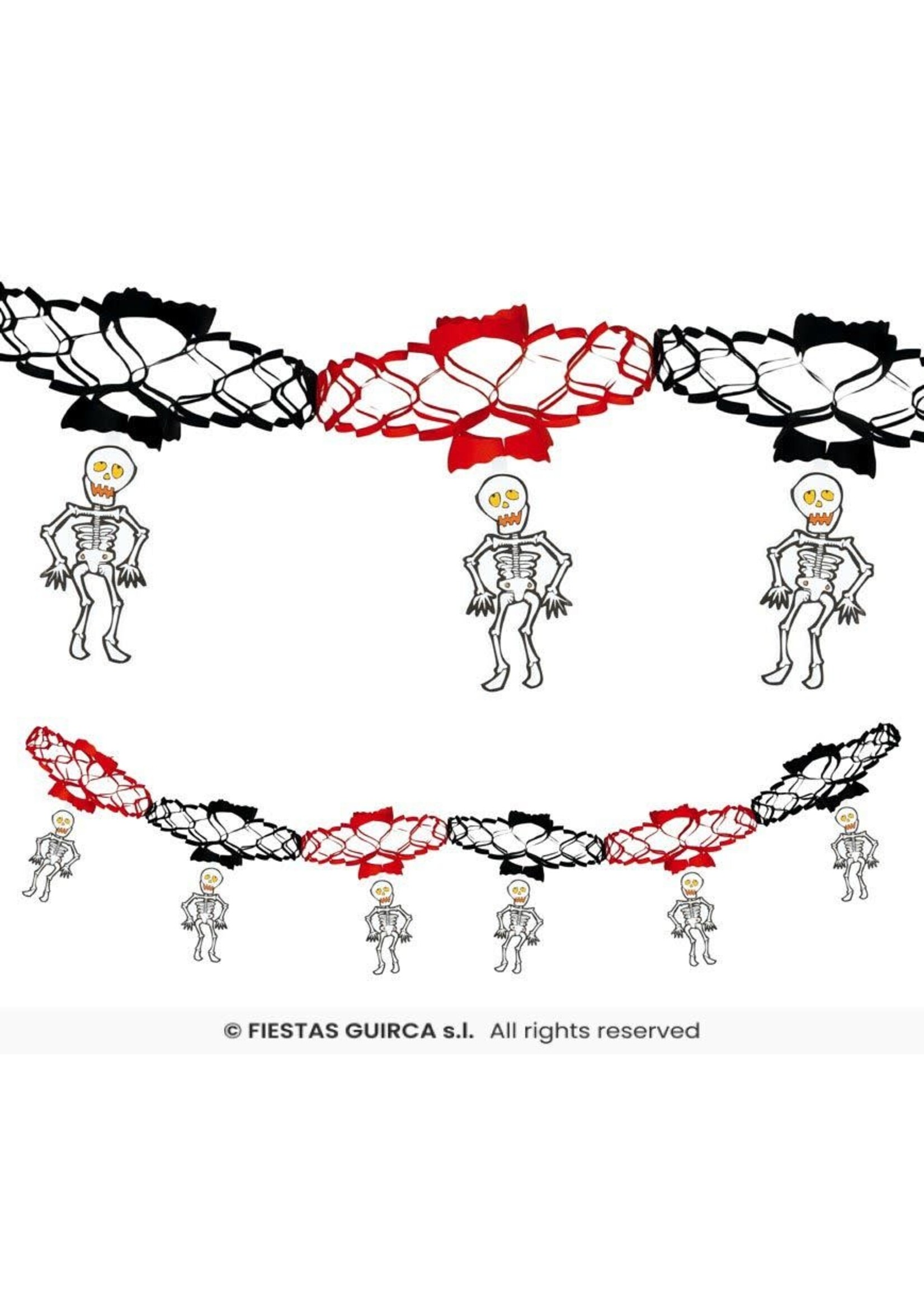 Fiestas Guirca Slinger Halloween skelet