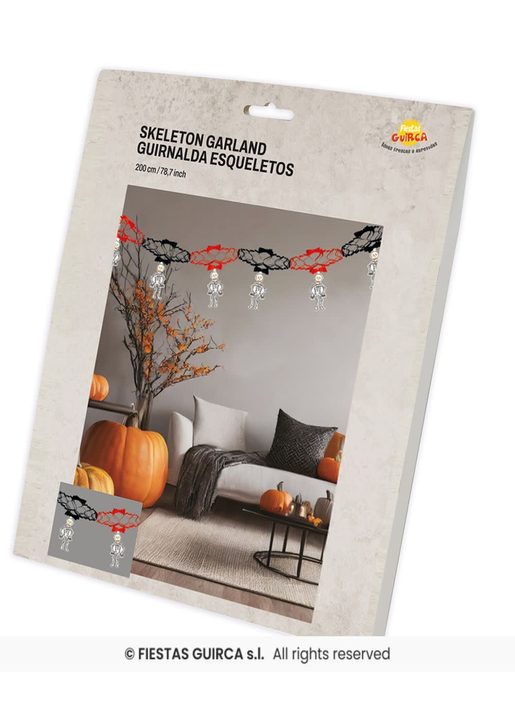 Fiestas Guirca Slinger Halloween skelet