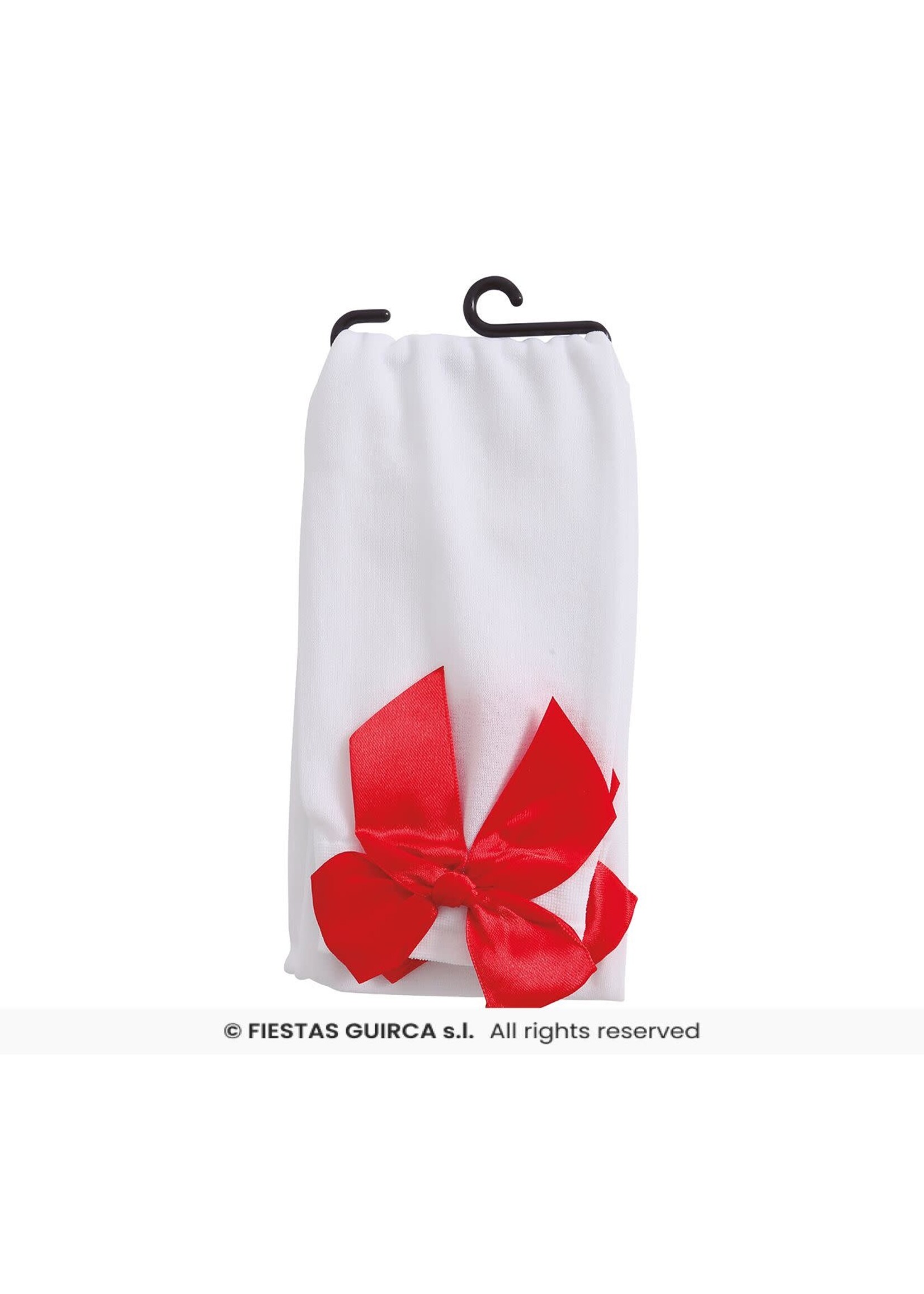 Fiestas Guirca Panty wit met rode strik