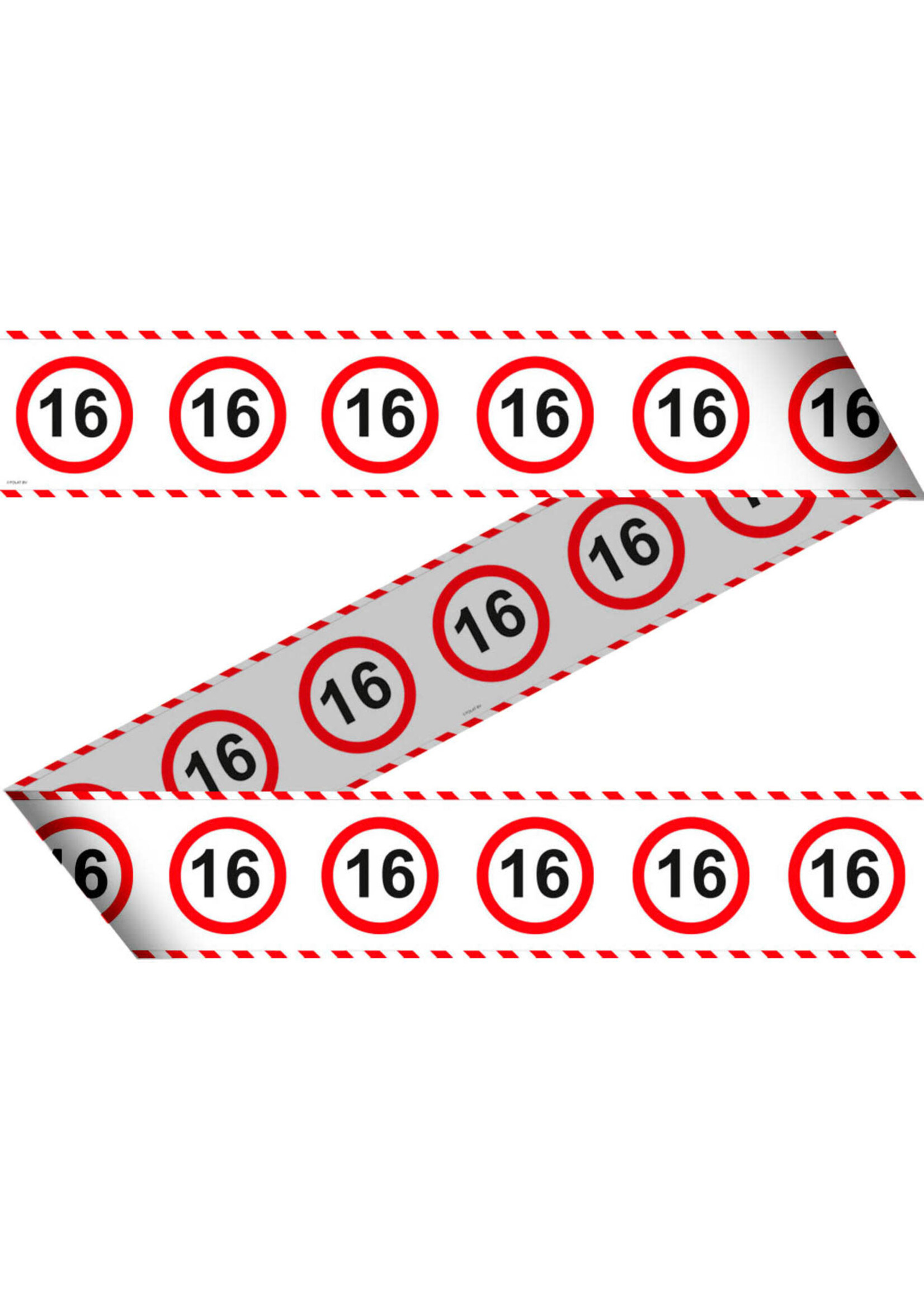 Folat Afzetlint verkeersbord 16