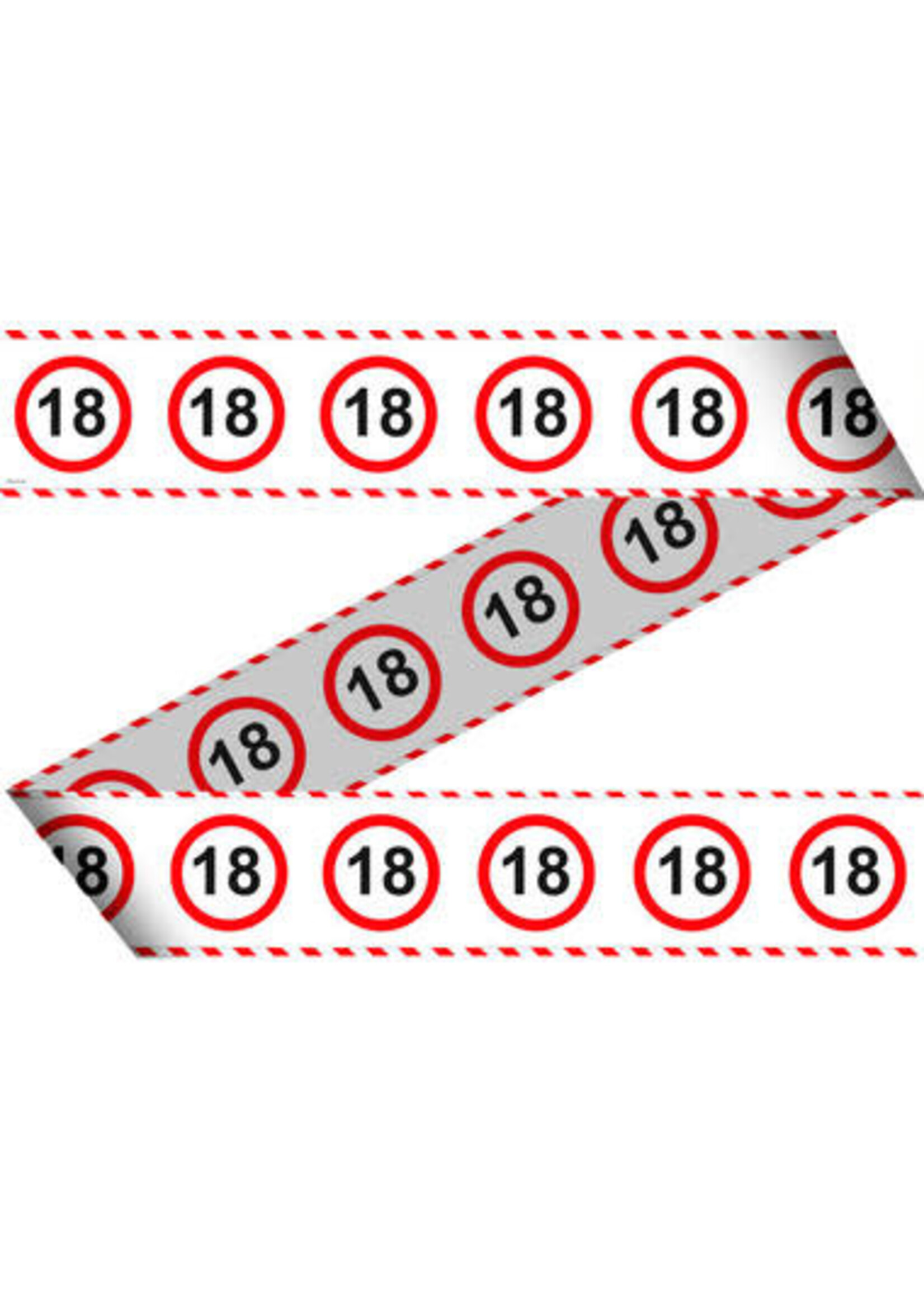 Folat Afzetlint verkeersbord 18