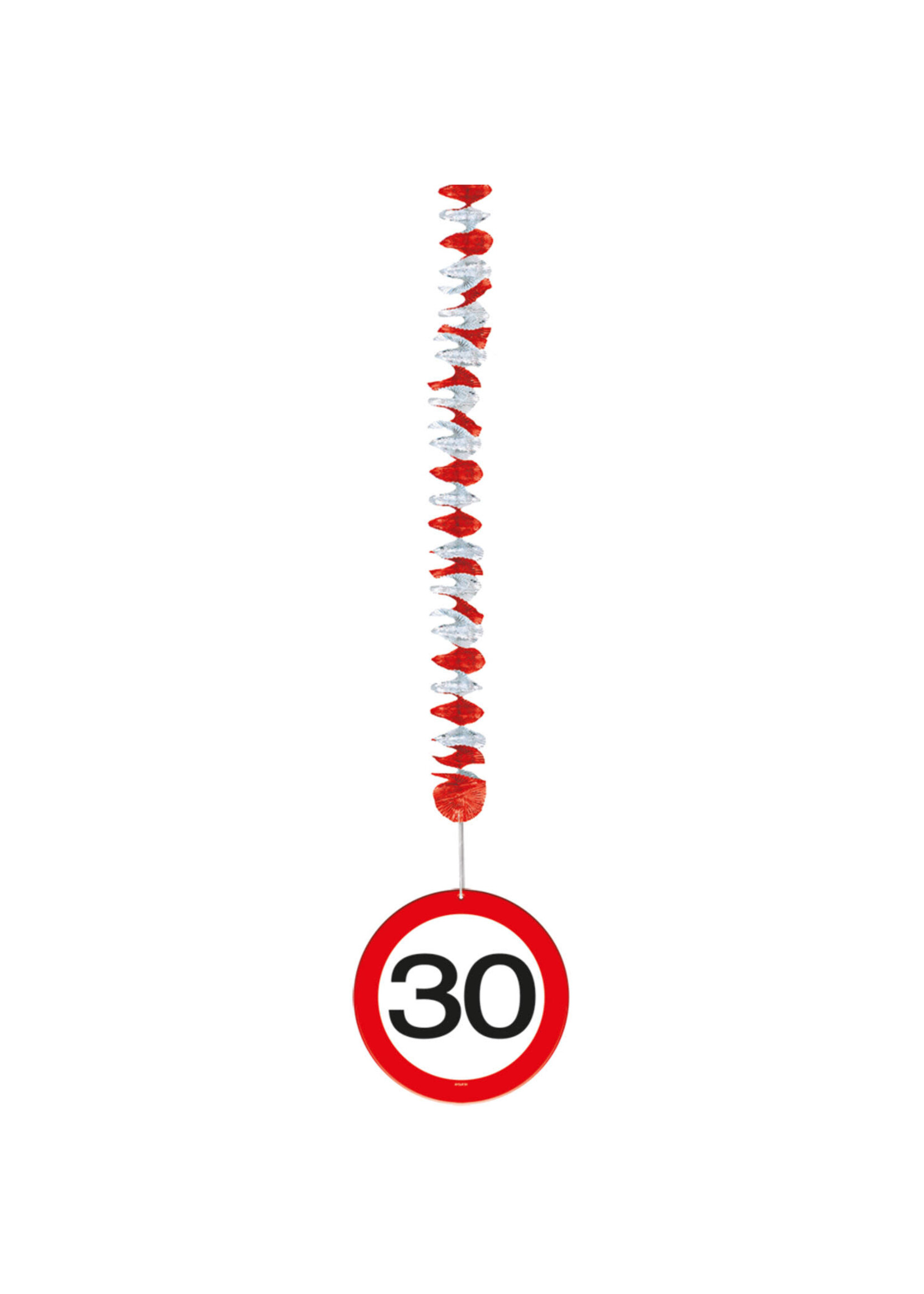 Folat Hangdecoratie verkeersbord 30