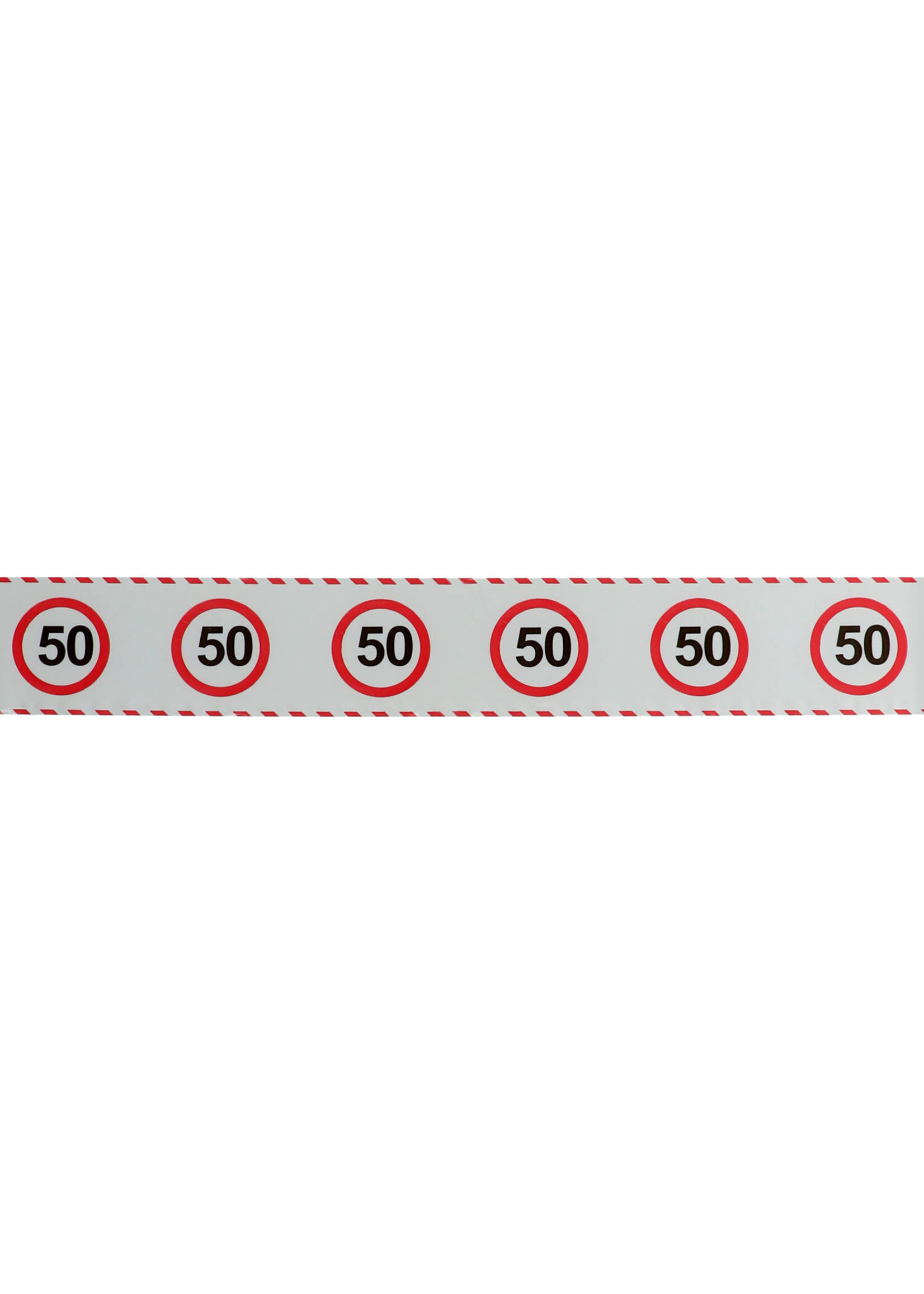 Folat Afzetlint verkeersbord 50
