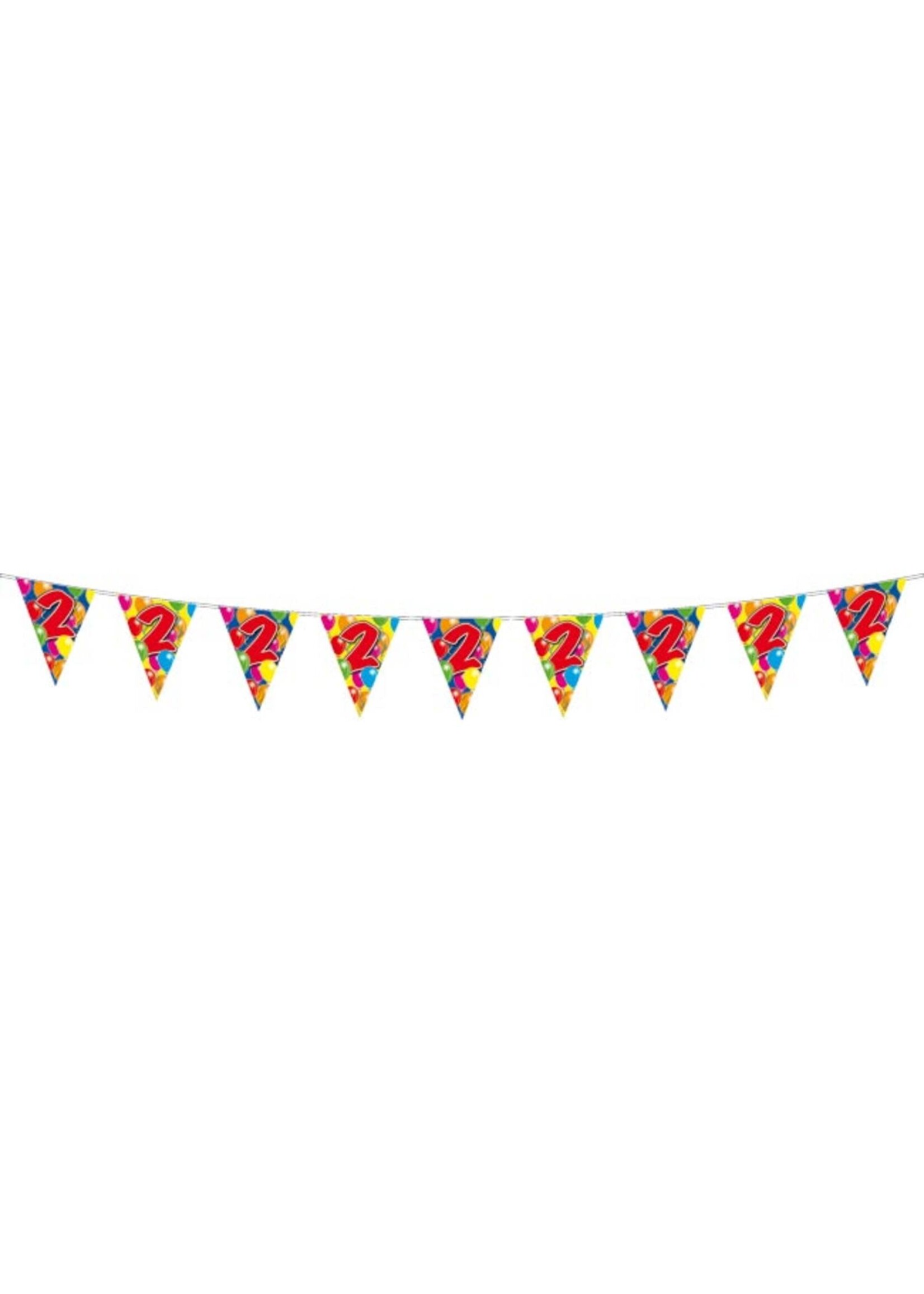 Folat Vlaggenlijn ballonnen 2 jaar