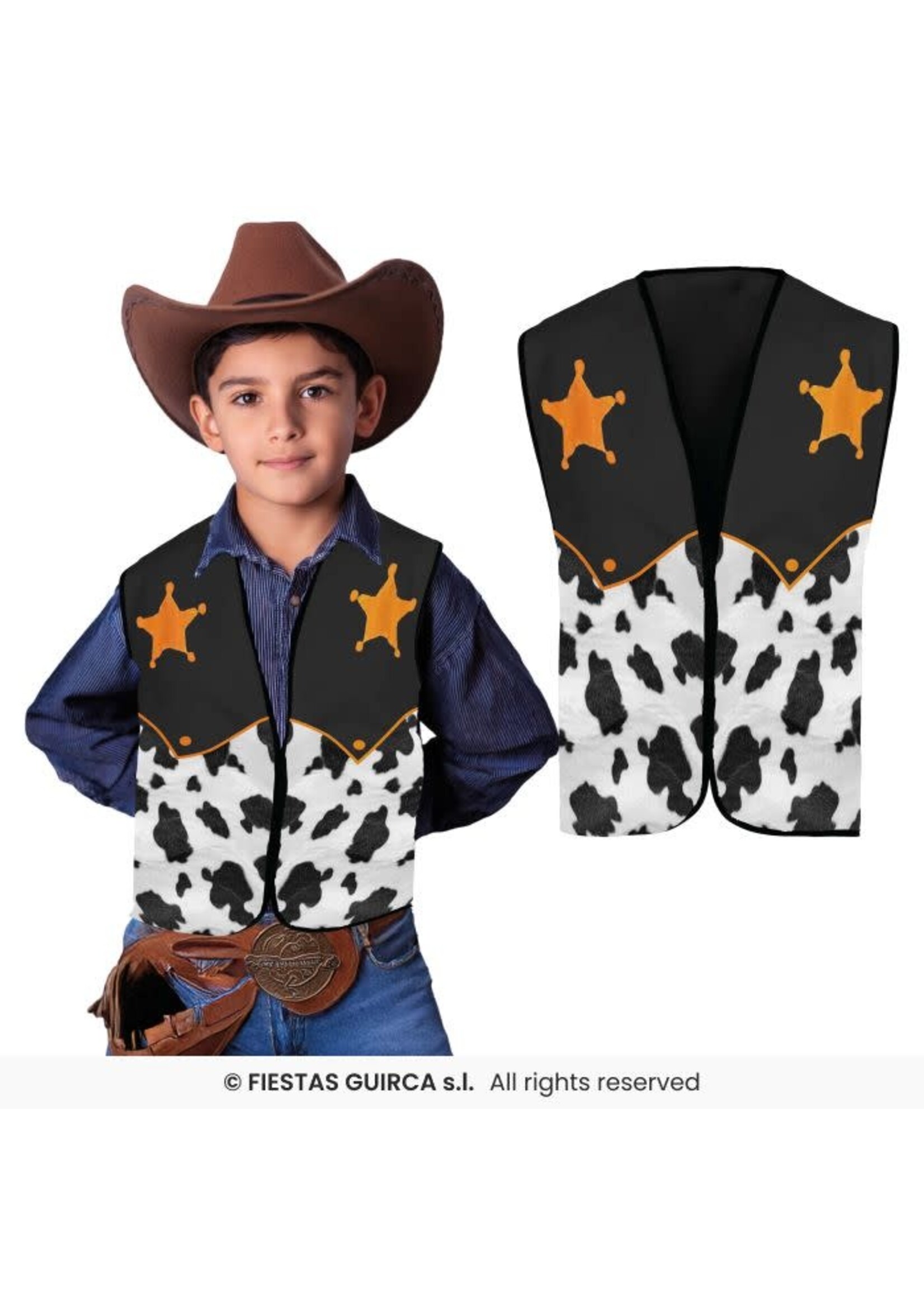 Fiestas Guirca Sheriff cowboyvest, kind