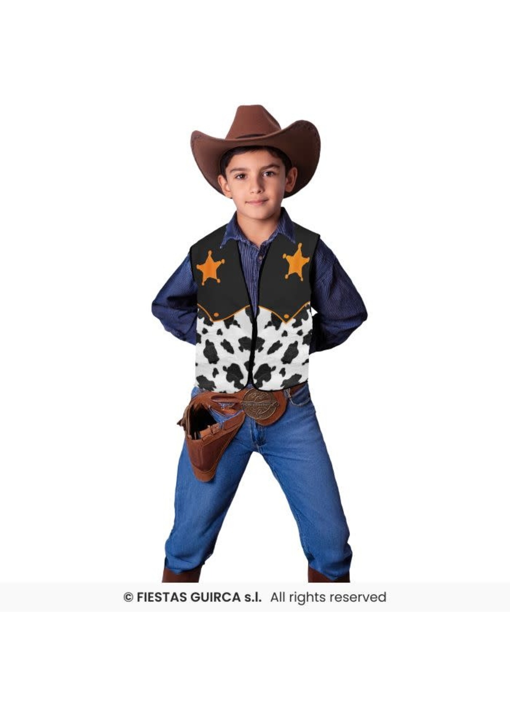 Fiestas Guirca Cowboyvest sheriff kind