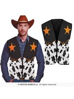 Fiestas Guirca Cowboyvest sheriff volwassenen