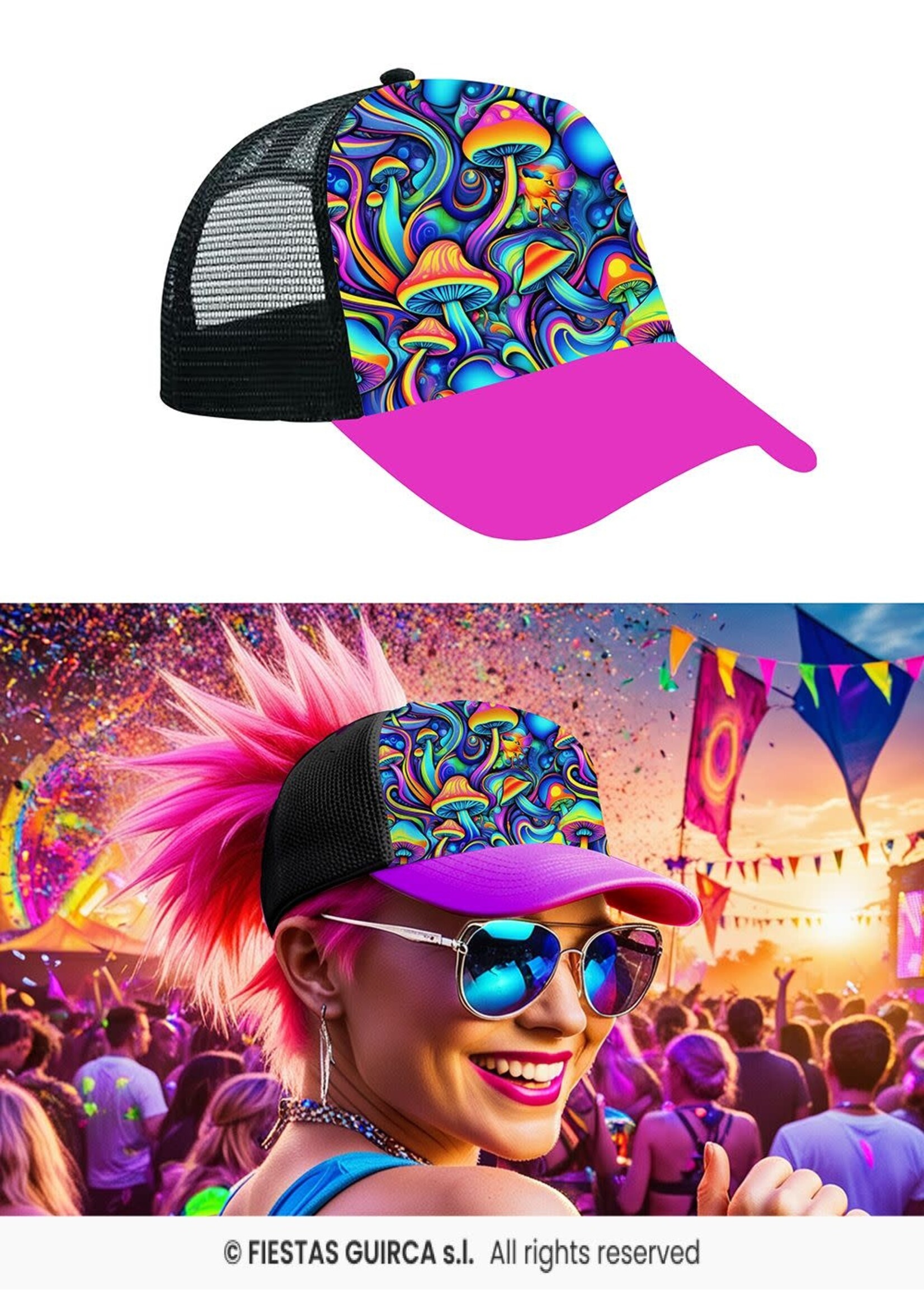 Feestkleding Breda Pet paddestoelen