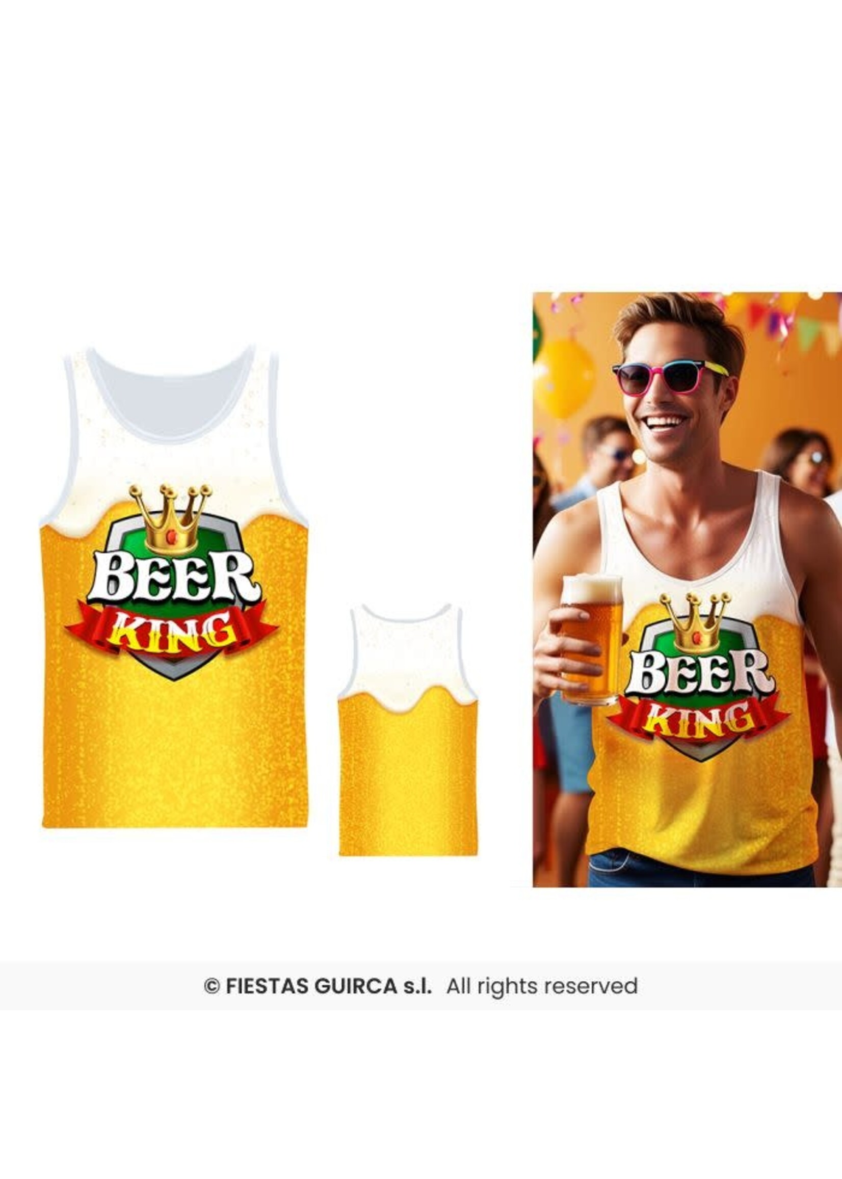 Fiestas Guirca Shirt "Beer King"