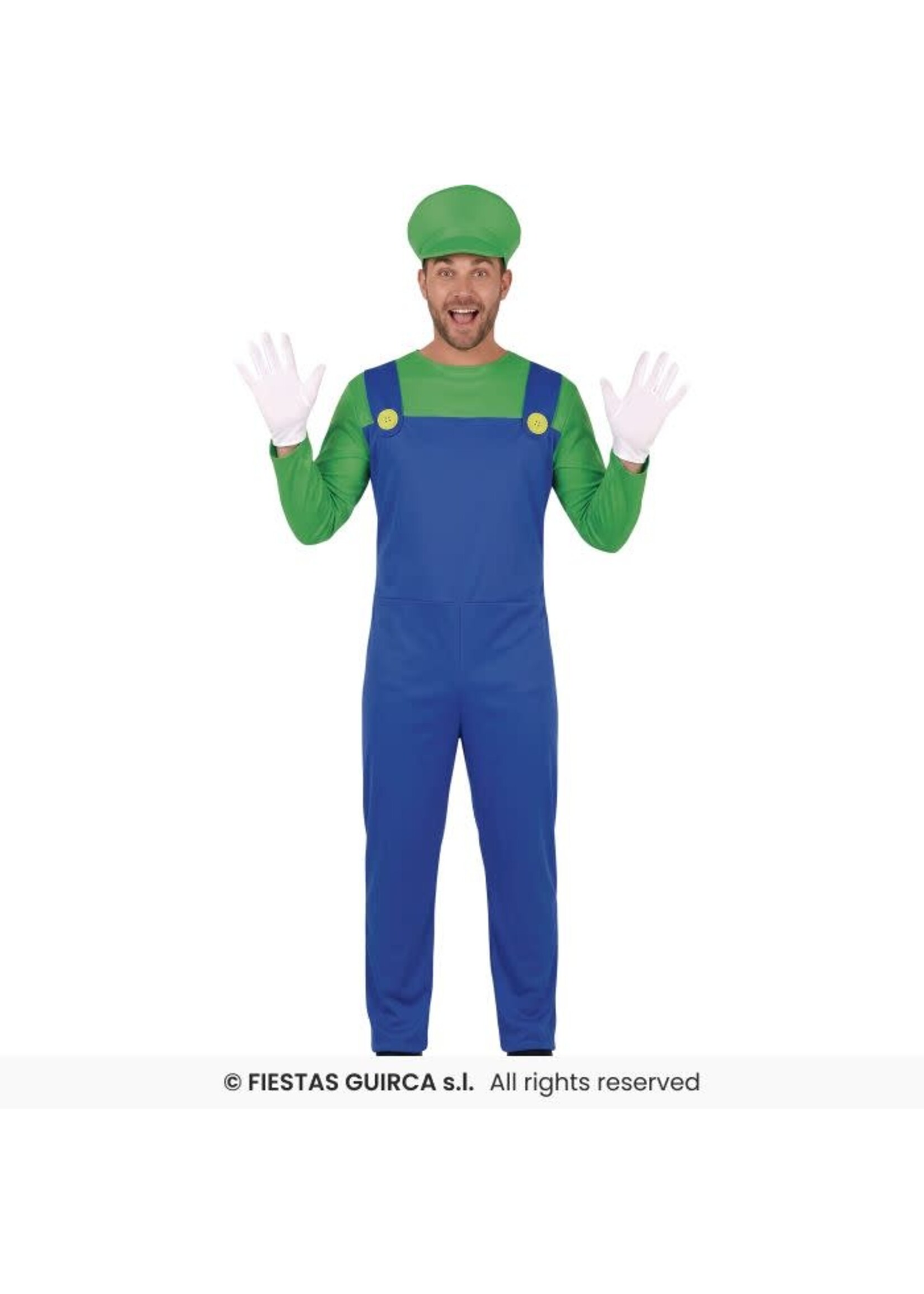Fiestas Guirca Kostuum Luigi