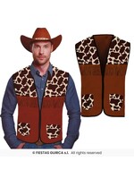 Fiestas Guirca Cowboyvest volwassenen