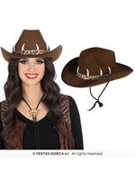 Fiestas Guirca Bruine Australische cowboyhoed