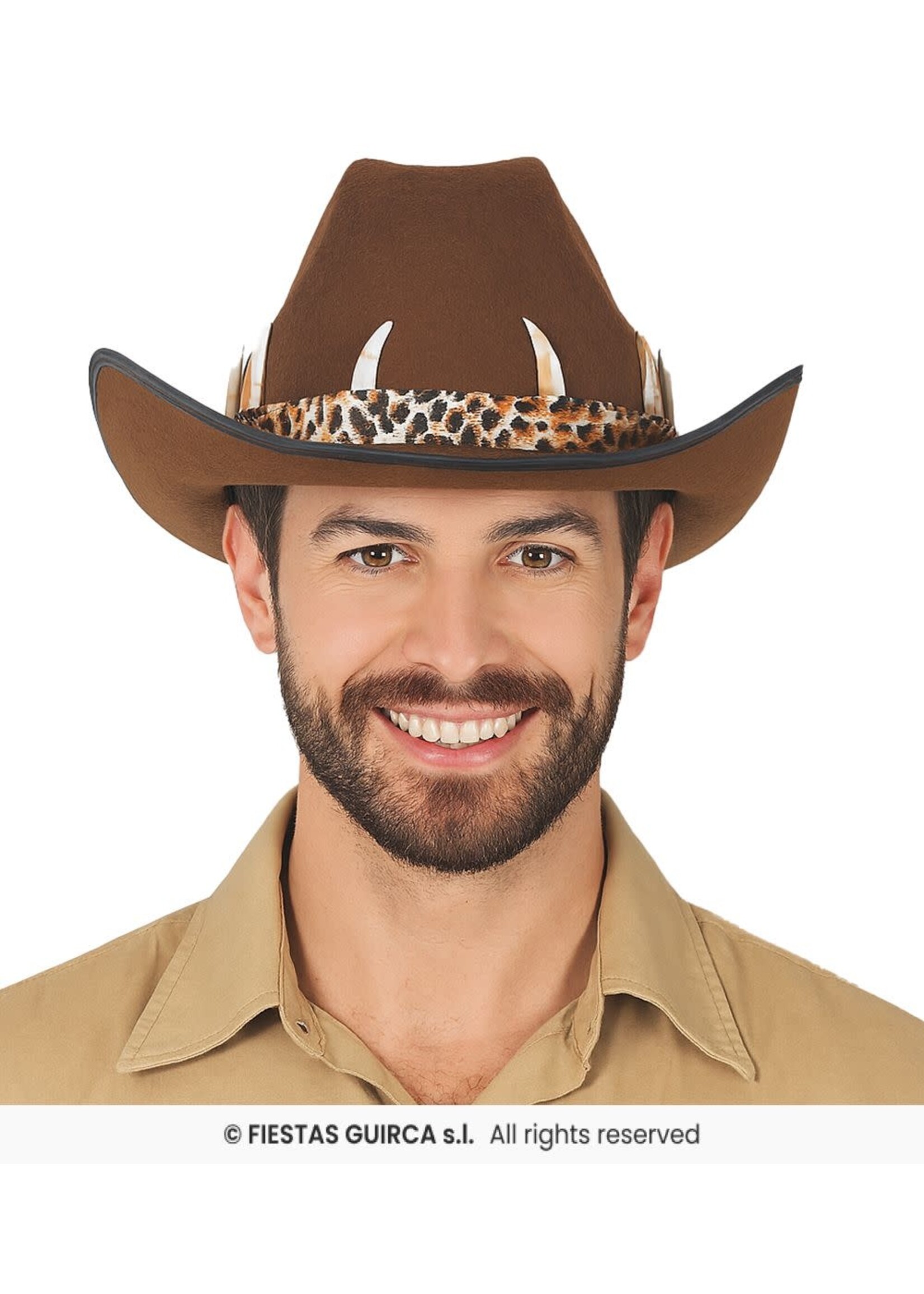 Fiestas Guirca Bruine Australische cowboyhoed