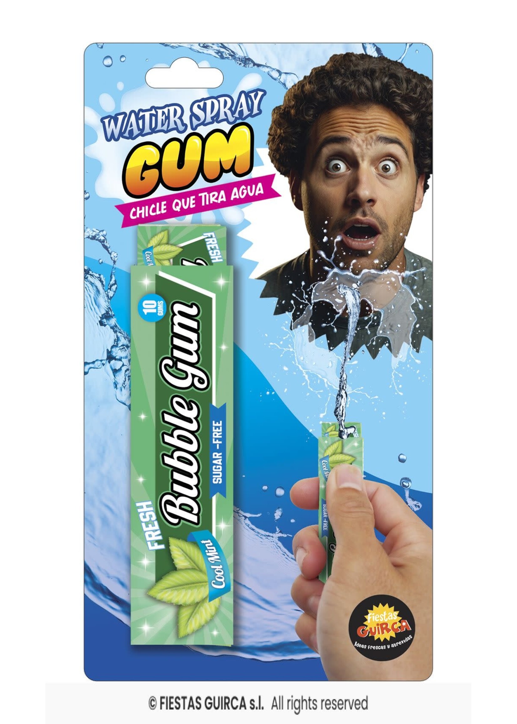 Fiestas Guirca Pakje met waterspuitende kauwgom