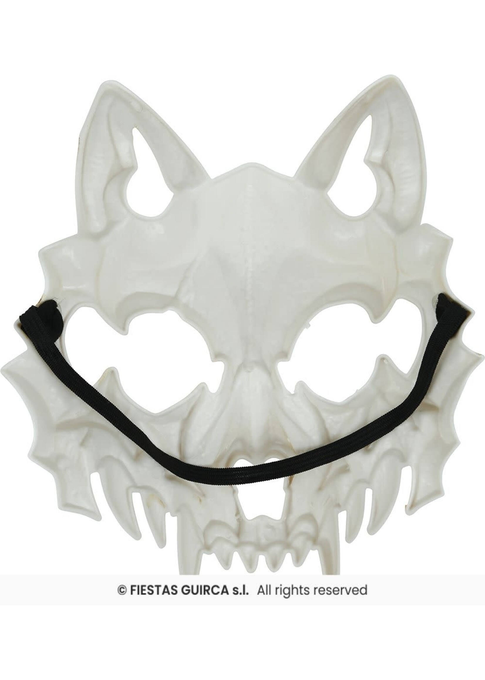 Fiestas Guirca Kattenschedel masker van PVC