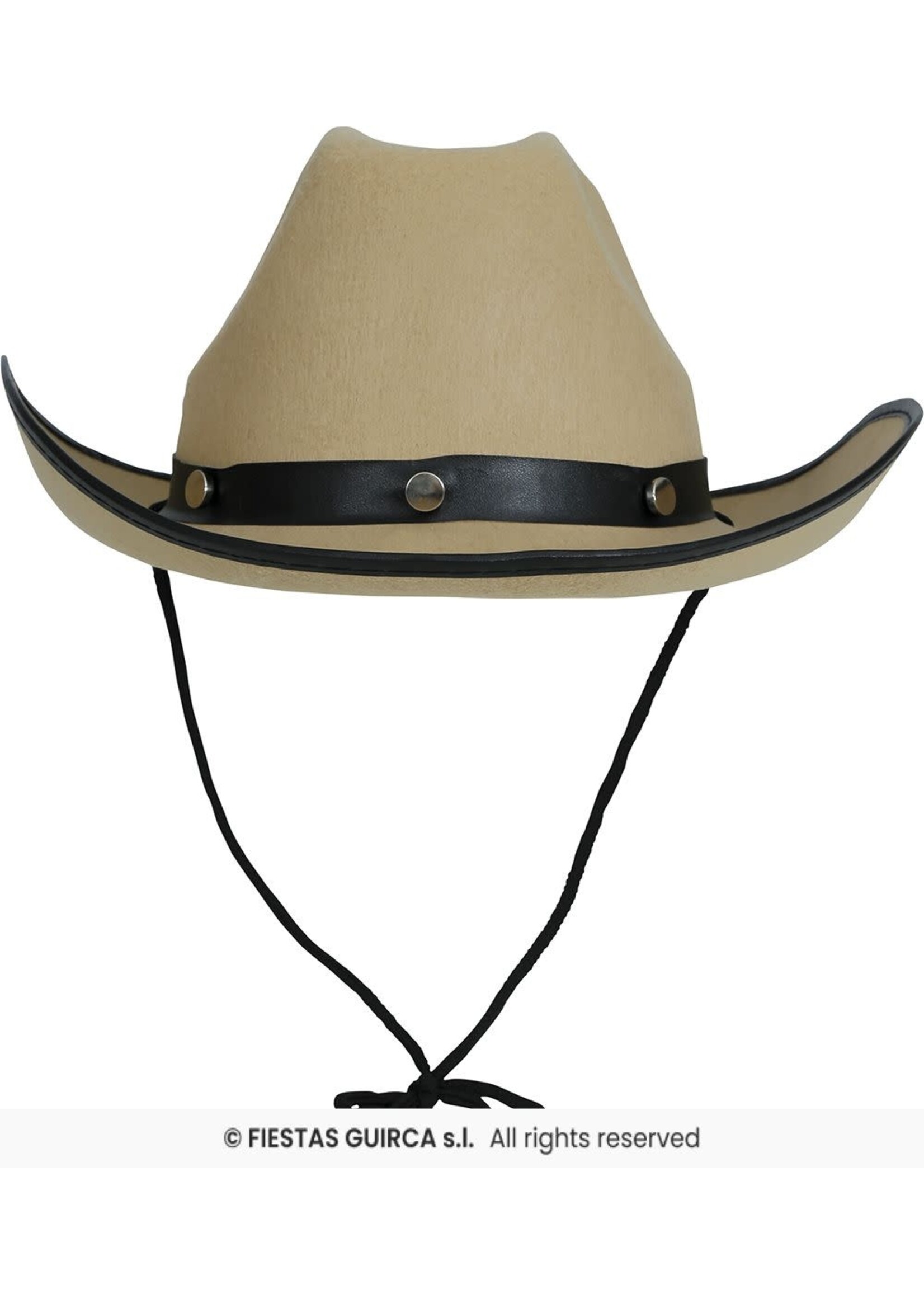 Fiestas Guirca Lichtbruine cowboyhoed van vilt