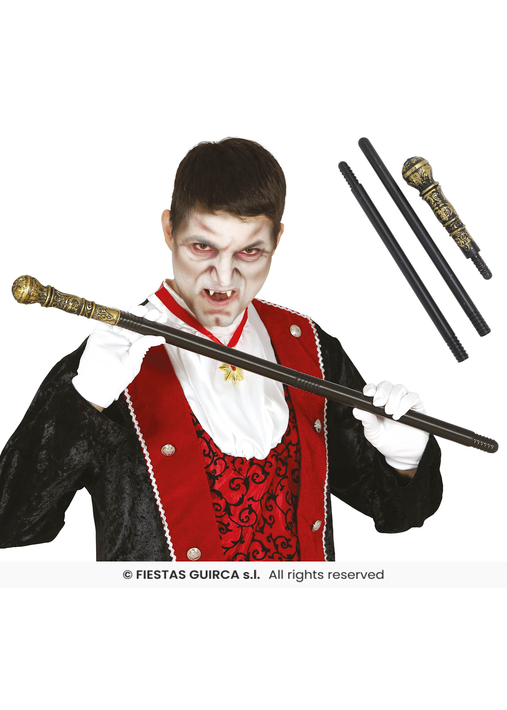 Fiestas Guirca Wandelstok vampier