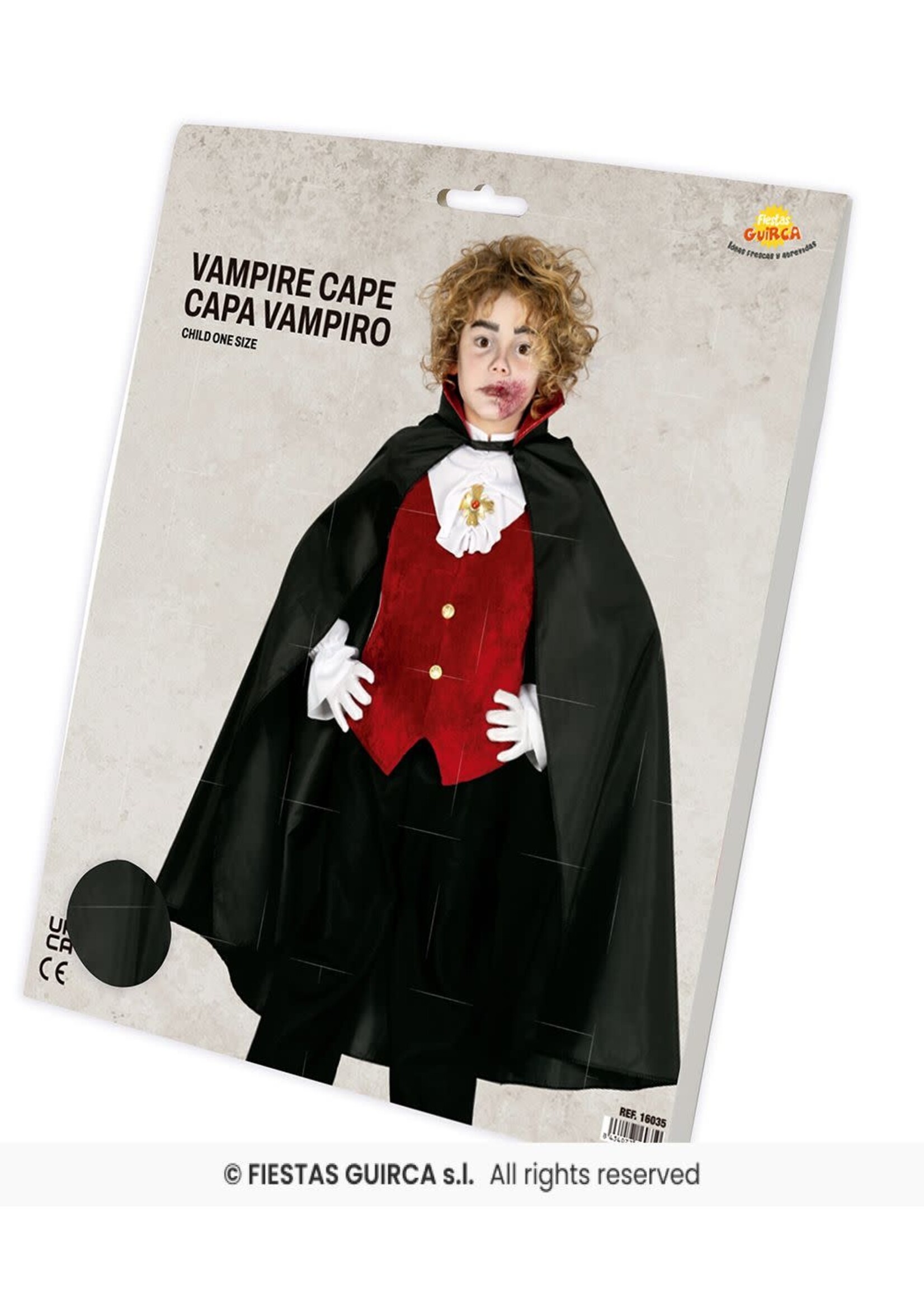 Fiestas Guirca Vampierencape voor kinderen 90 cm