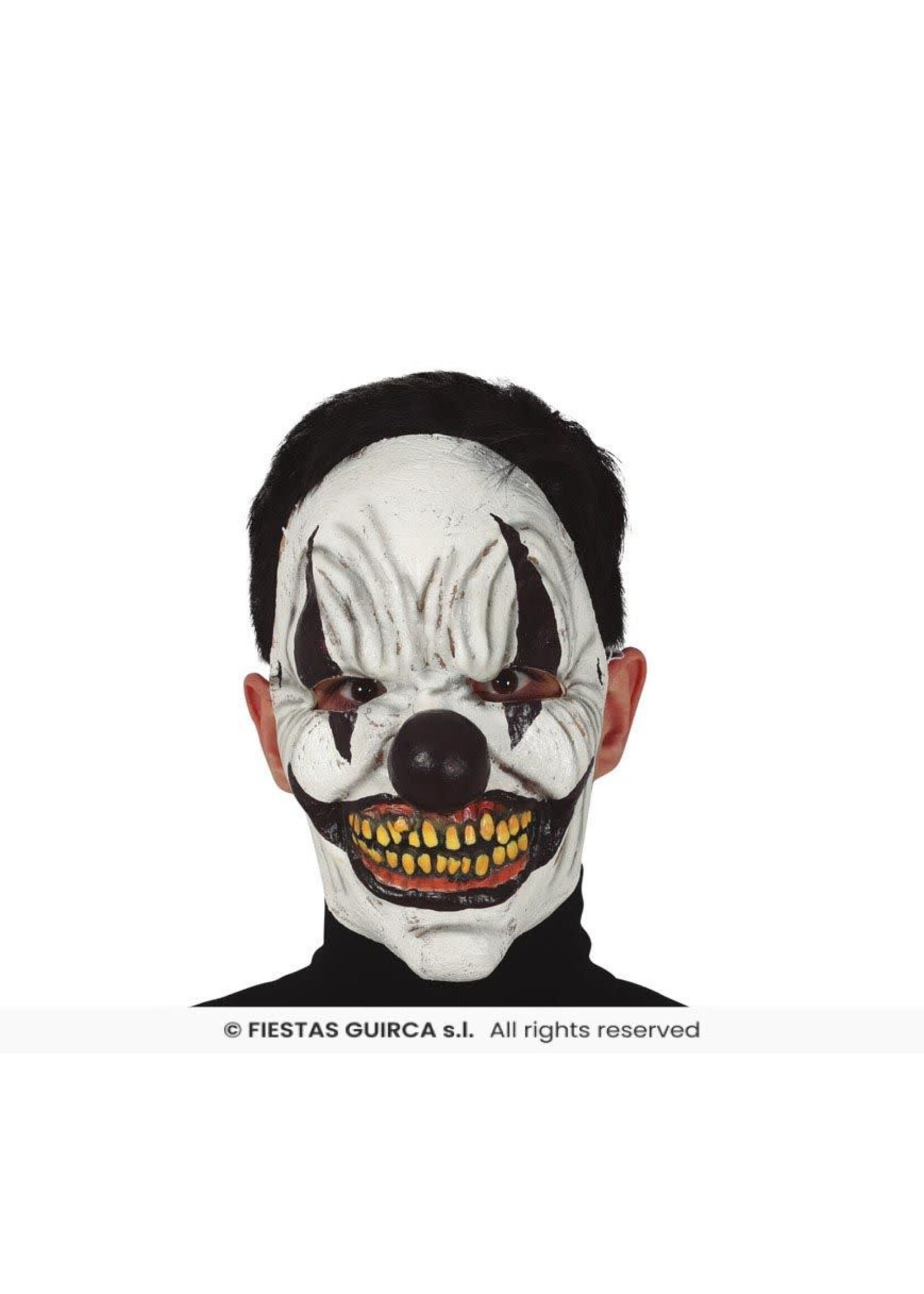 Fiestas Guirca Latex clownmasker