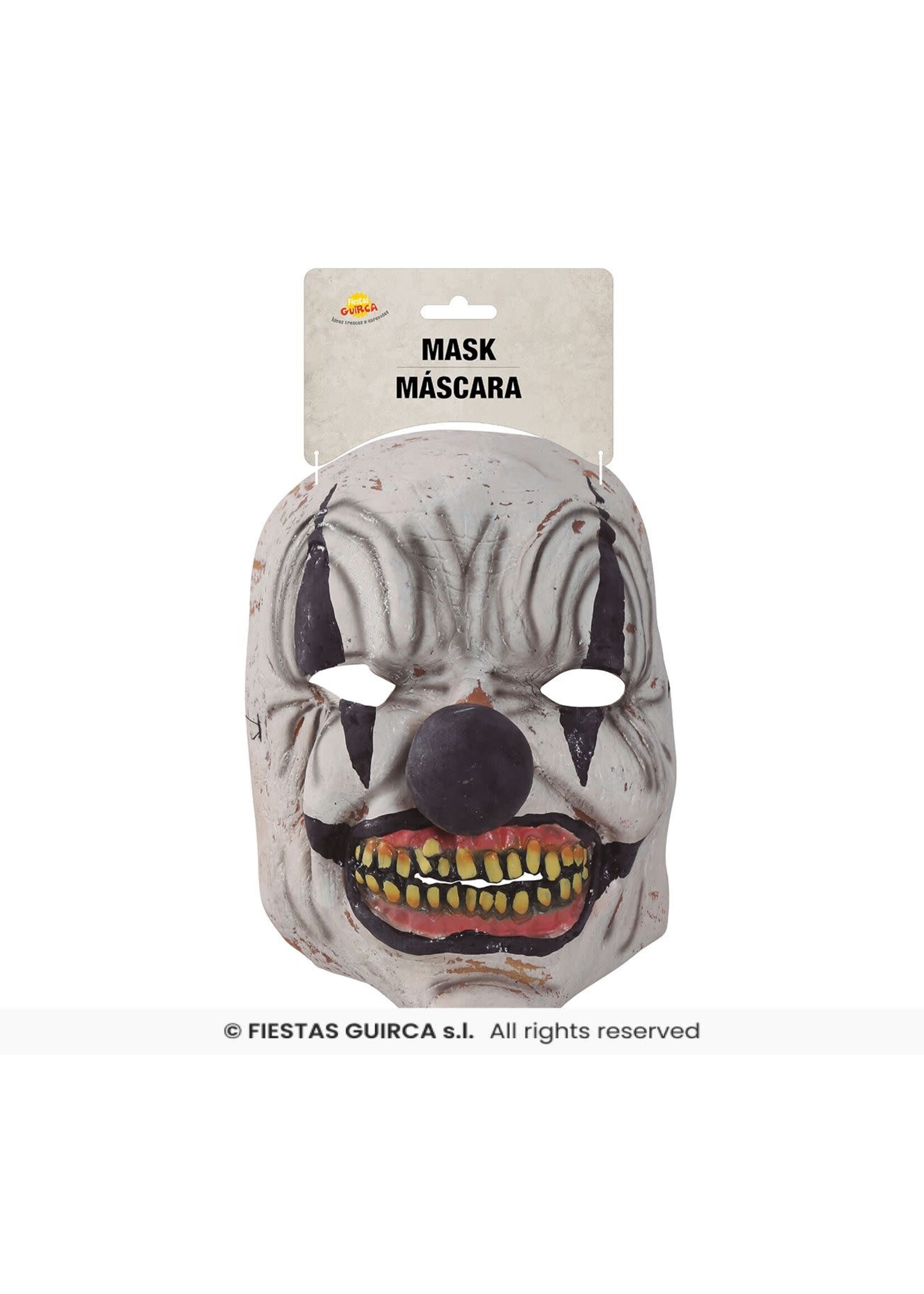 Fiestas Guirca Latex clownmasker