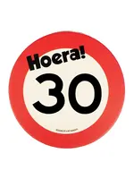 Feestkleding Breda Onderzetters verkeersbord 30