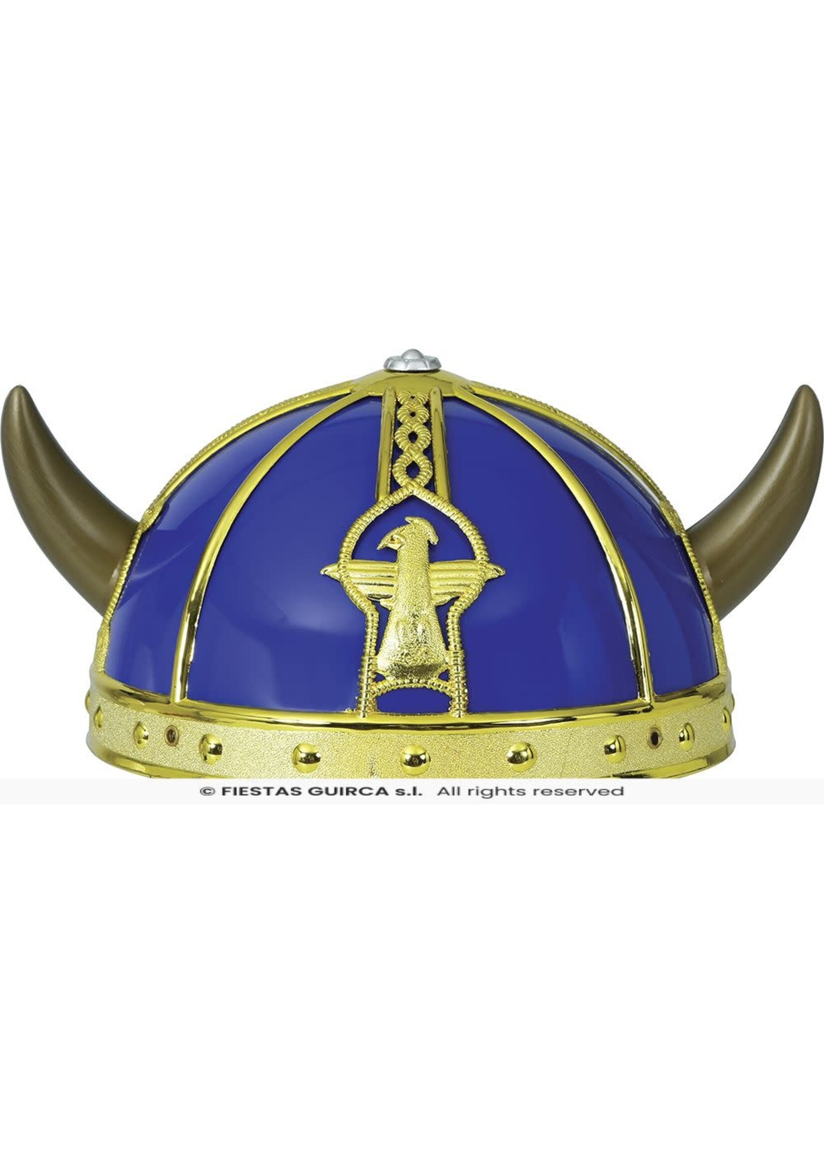 Fiestas Guirca Blauwe Gallische helm