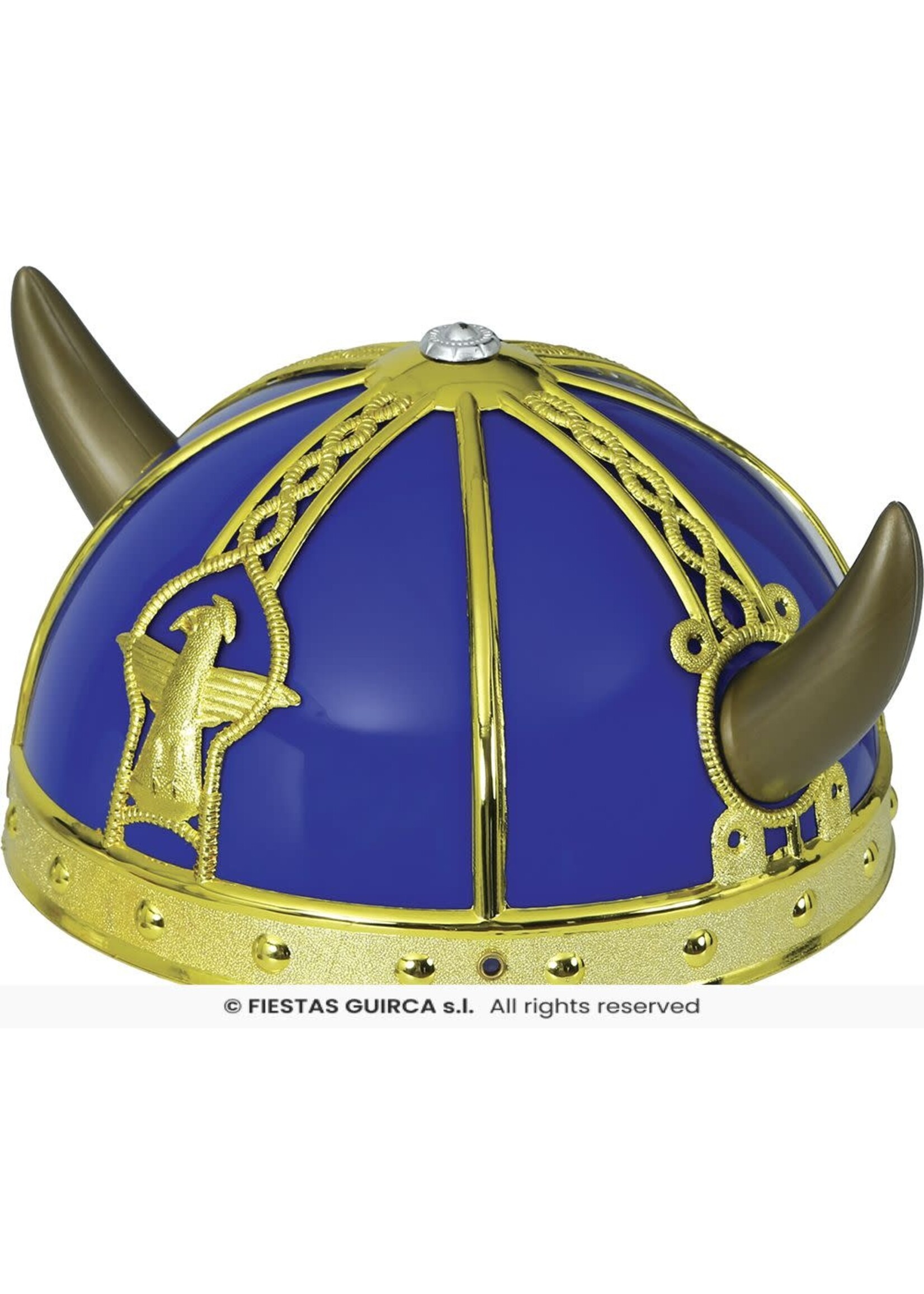 Fiestas Guirca Blauwe Gallische helm