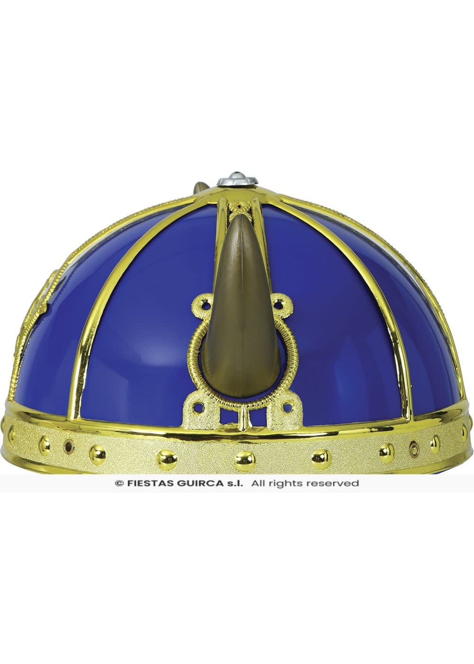Fiestas Guirca Blauwe Gallische helm