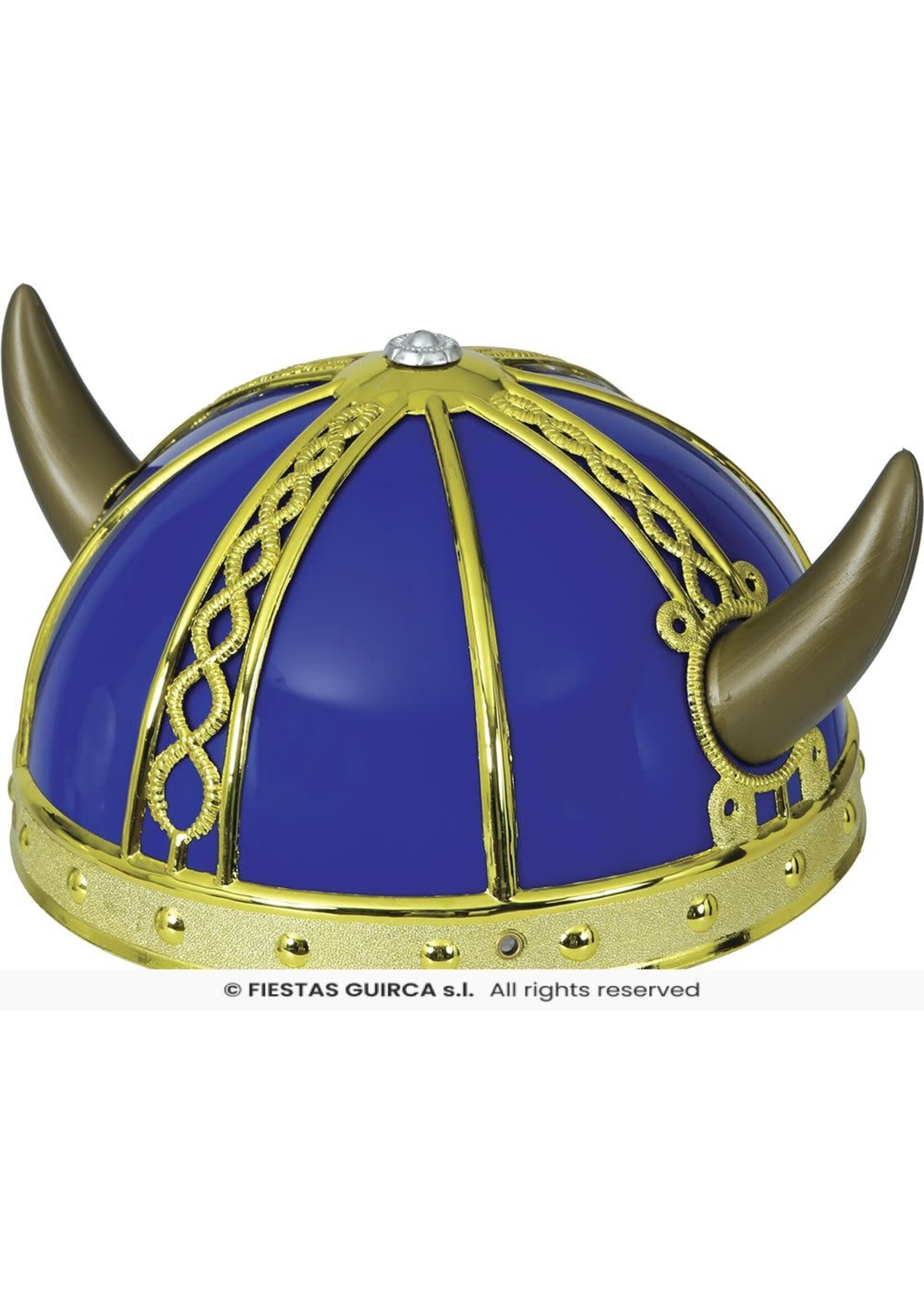 Fiestas Guirca Blauwe Gallische helm