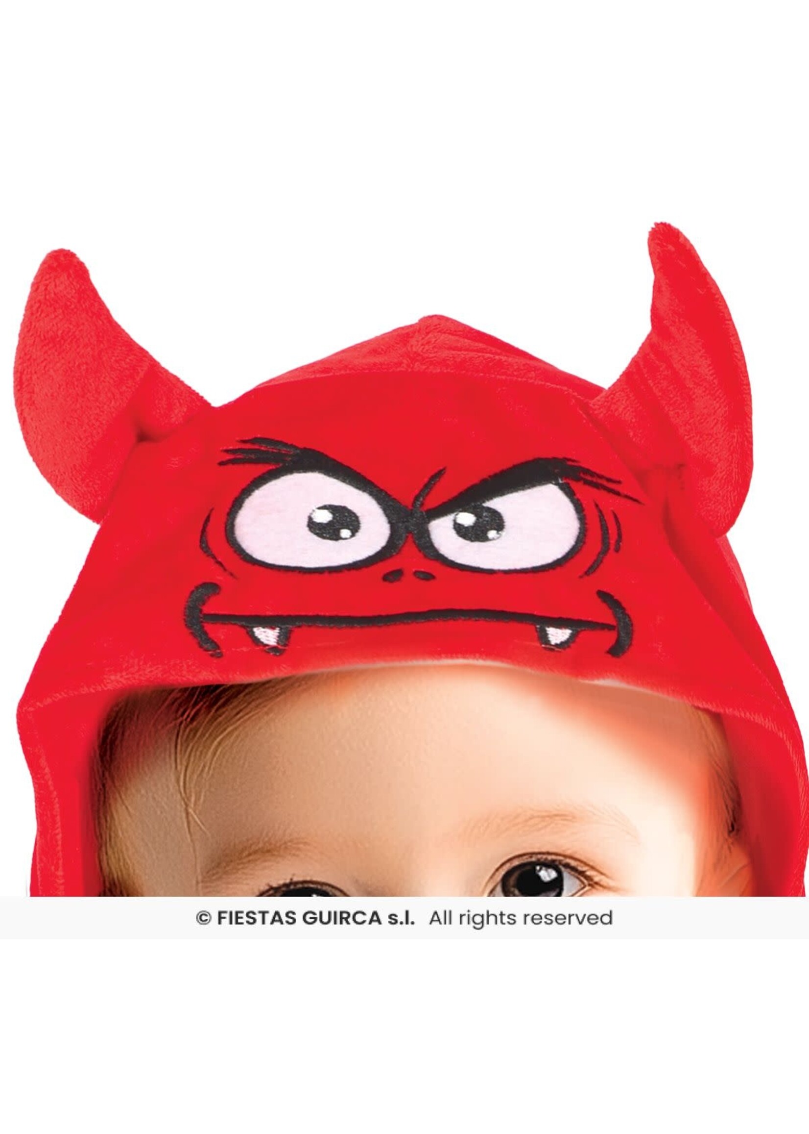 Fiestas Guirca Babykostuum duivelse poncho