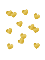 Feestkleding Breda Tafel confetti gouden hartjes