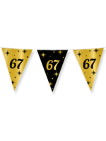 Feestkleding Breda Vlaggenlijn 67 jaar zwart/goud