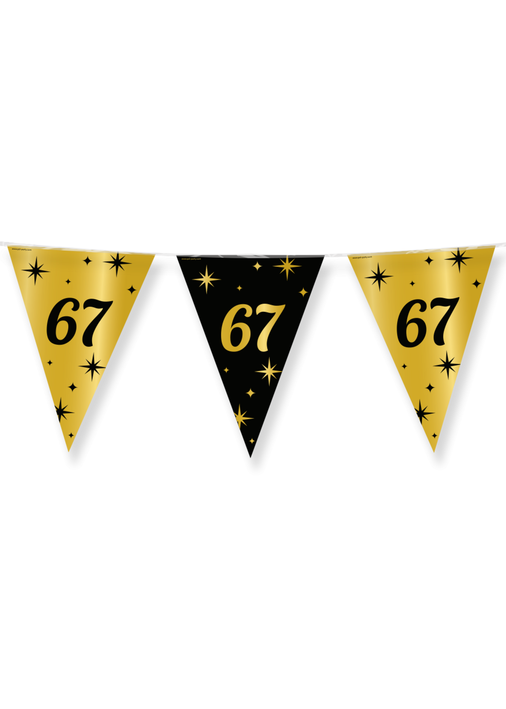 Feestkleding Breda Vlaggenlijn 67 jaar zwart/goud
