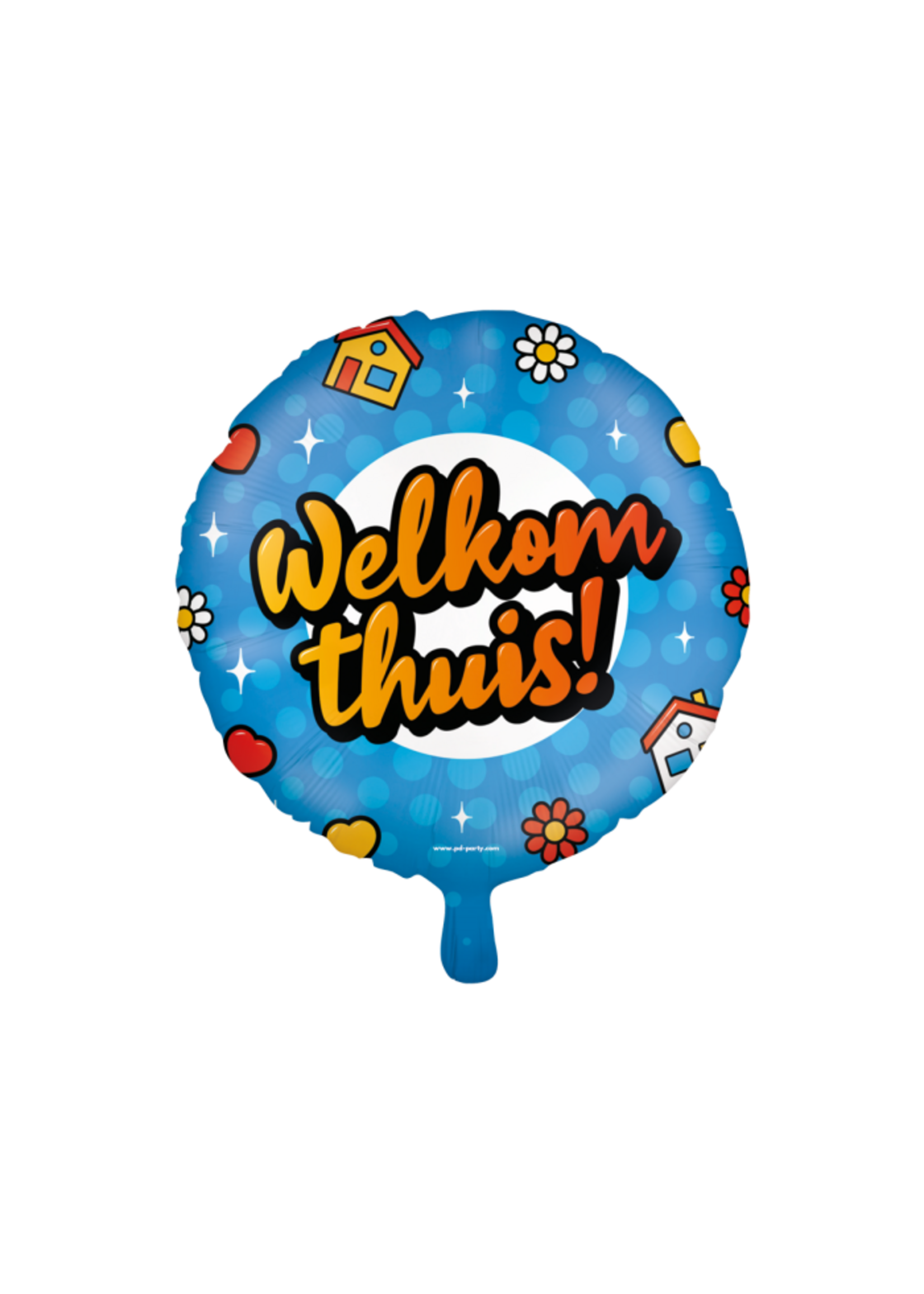 Feestkleding Breda Folie ballon Welkom thuis