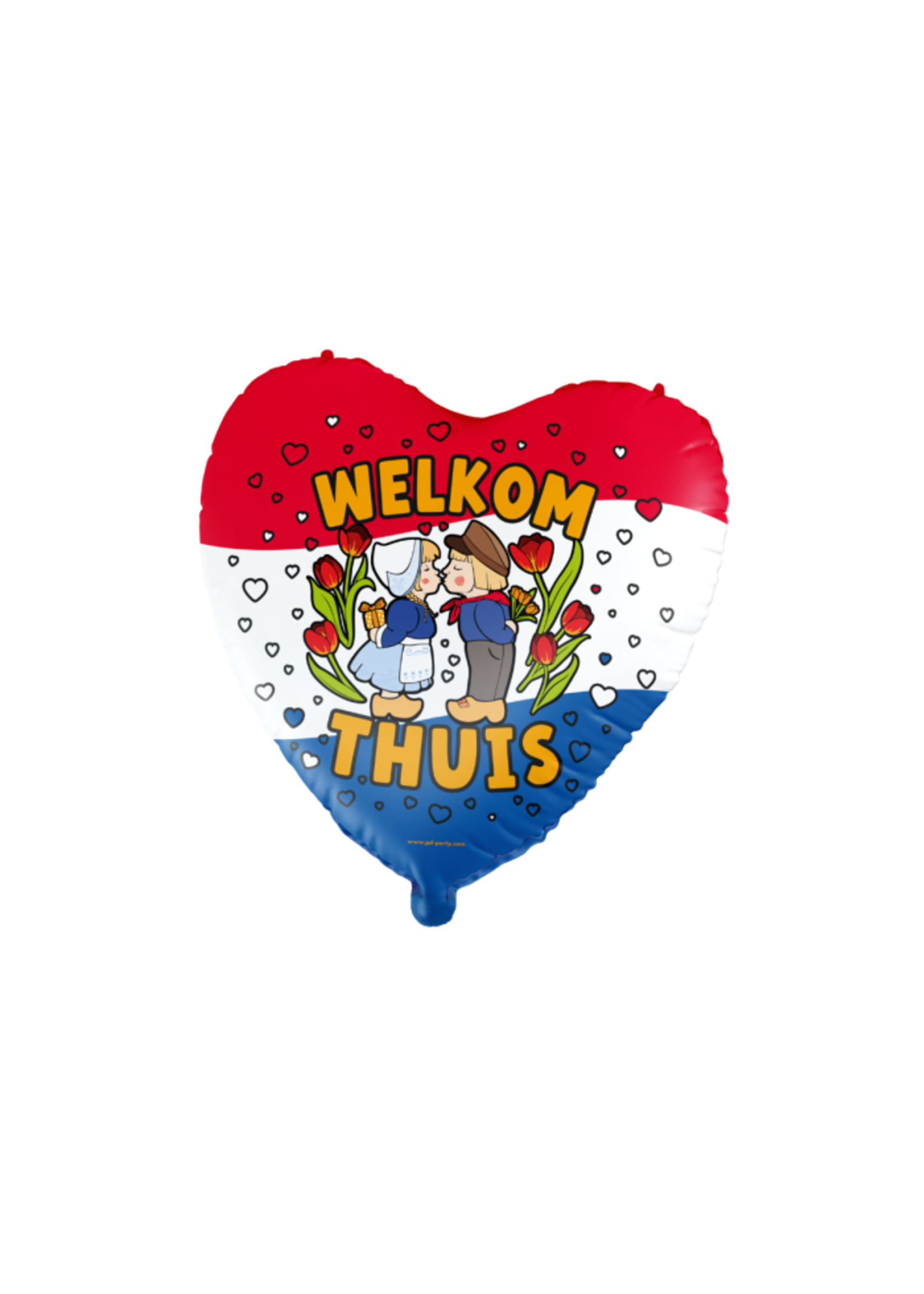 Feestkleding Breda Folie ballon XXL welkom thuis