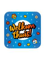 Feestkleding Breda Huldeschild - Welkom thuis cartoon