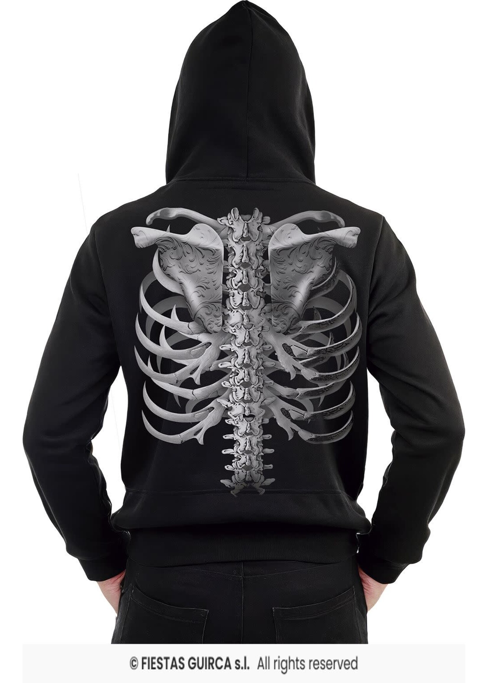 Fiestas Guirca Skeletten hoodie met masker