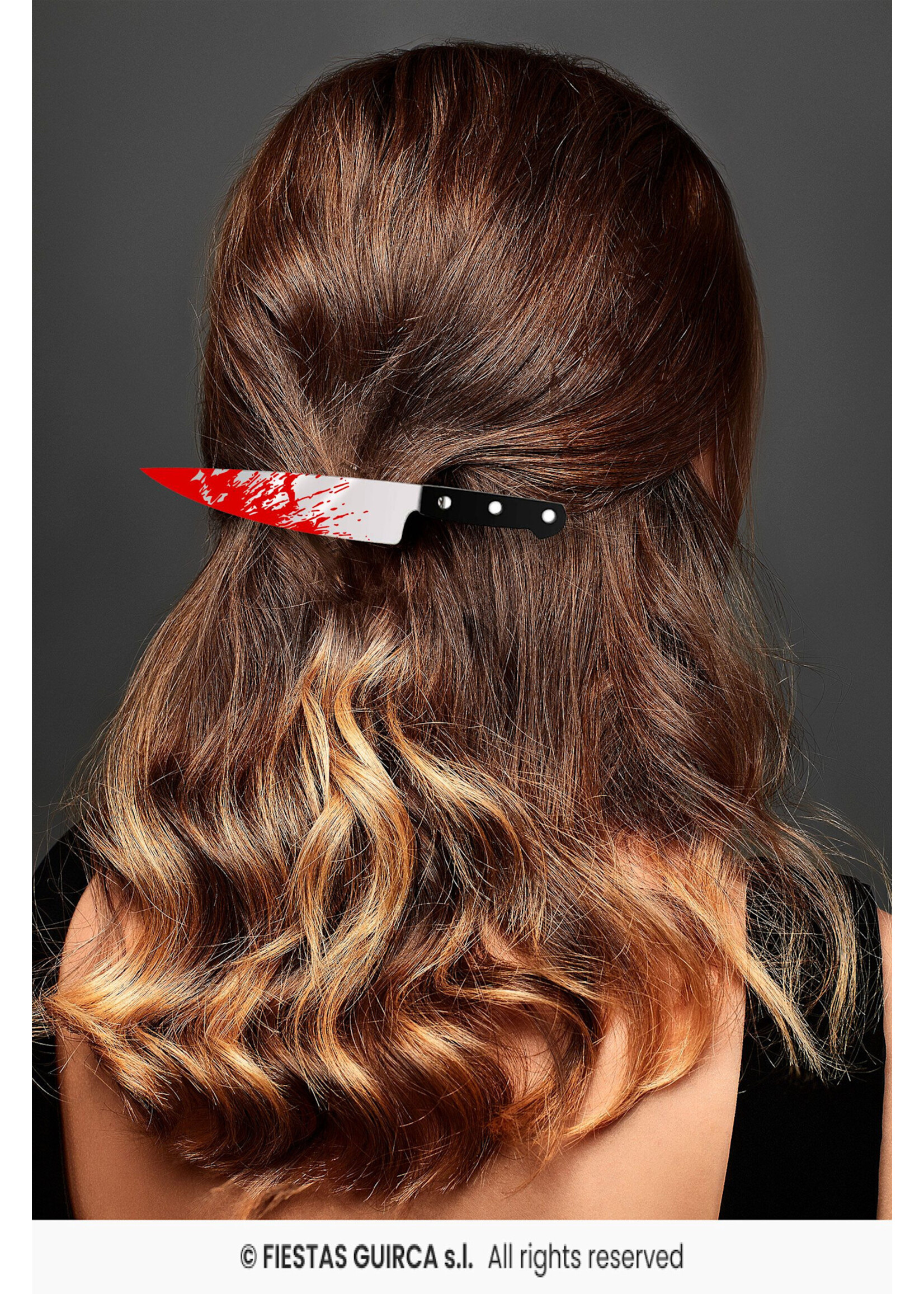 Fiestas Guirca Haarclip met mes