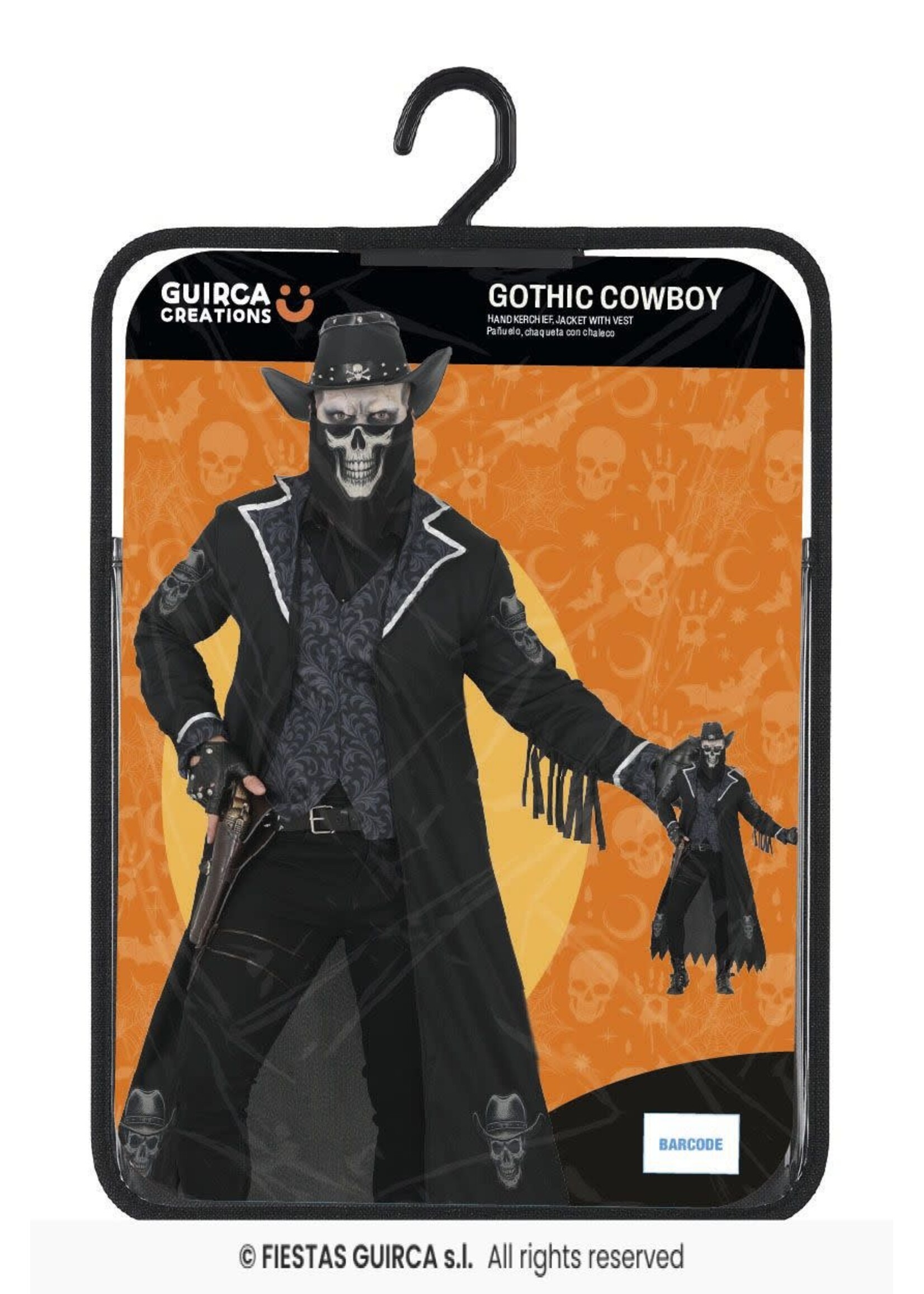 Fiestas Guirca Gothic cowboy kostuum