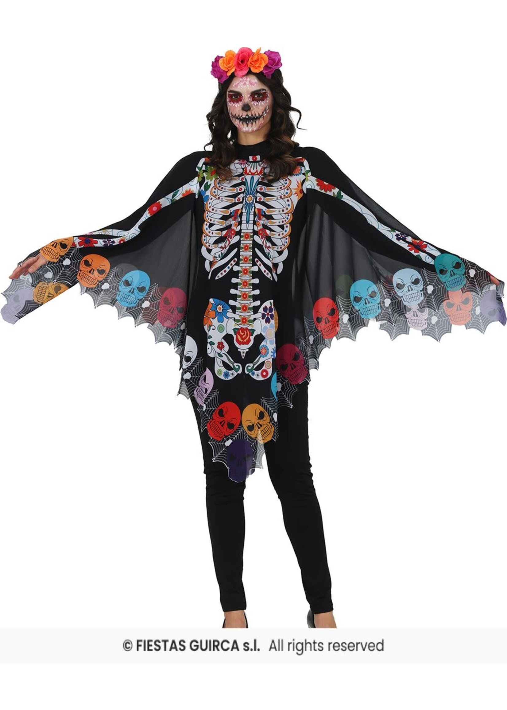 Fiestas Guirca Day of the Dead poncho