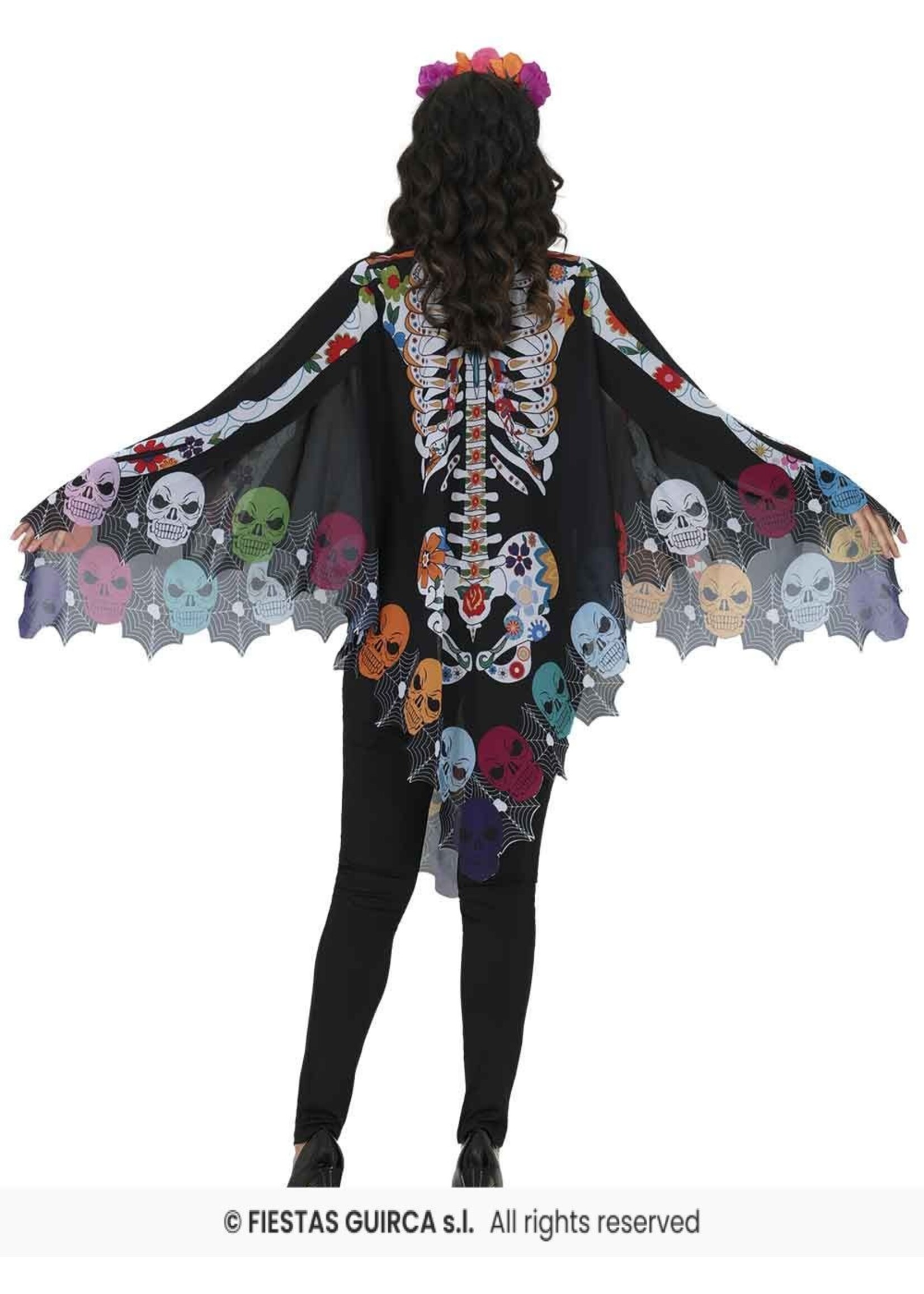 Fiestas Guirca Day of the Dead poncho