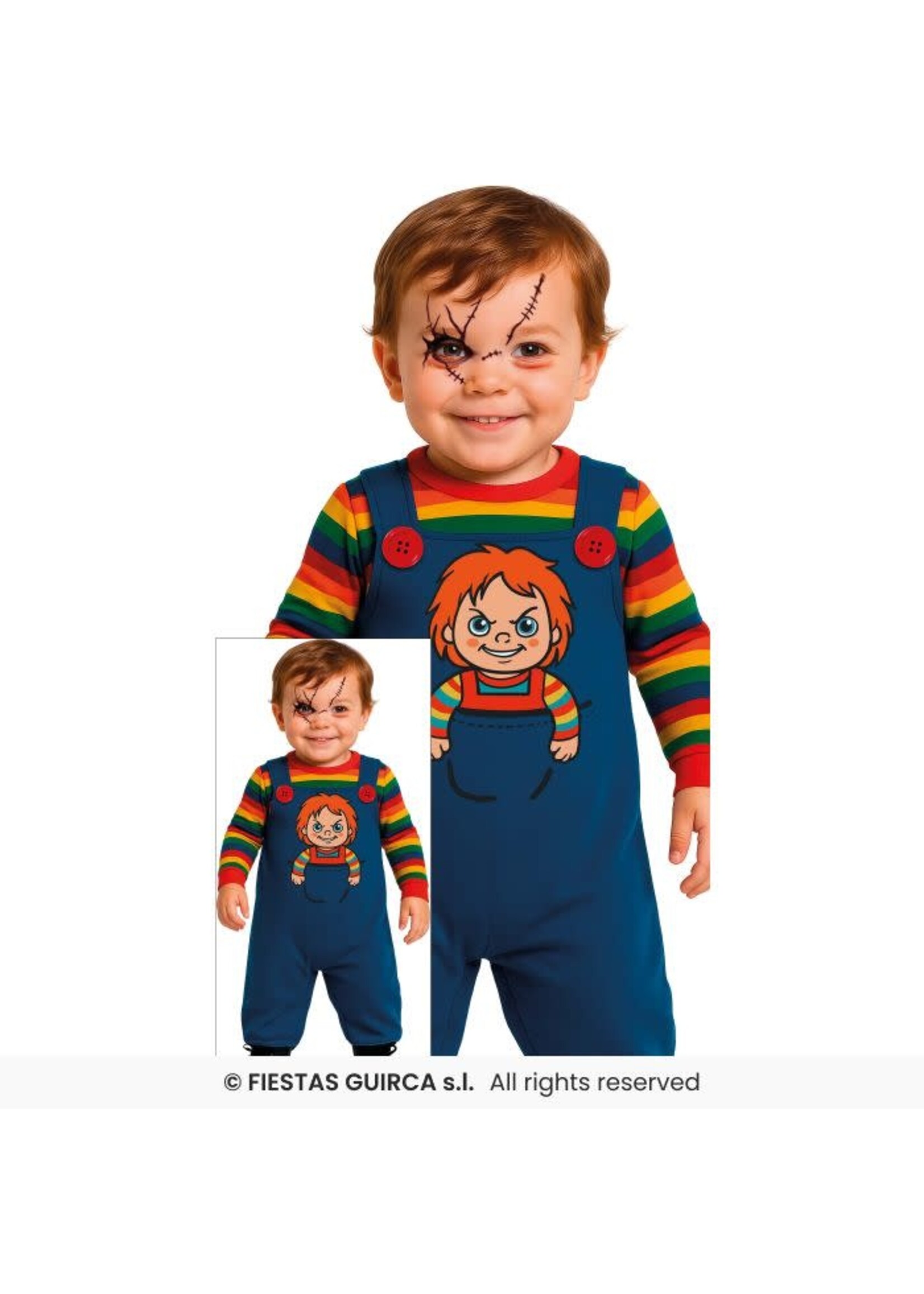 Fiestas Guirca Babykostuum horrorpop jumpsuit