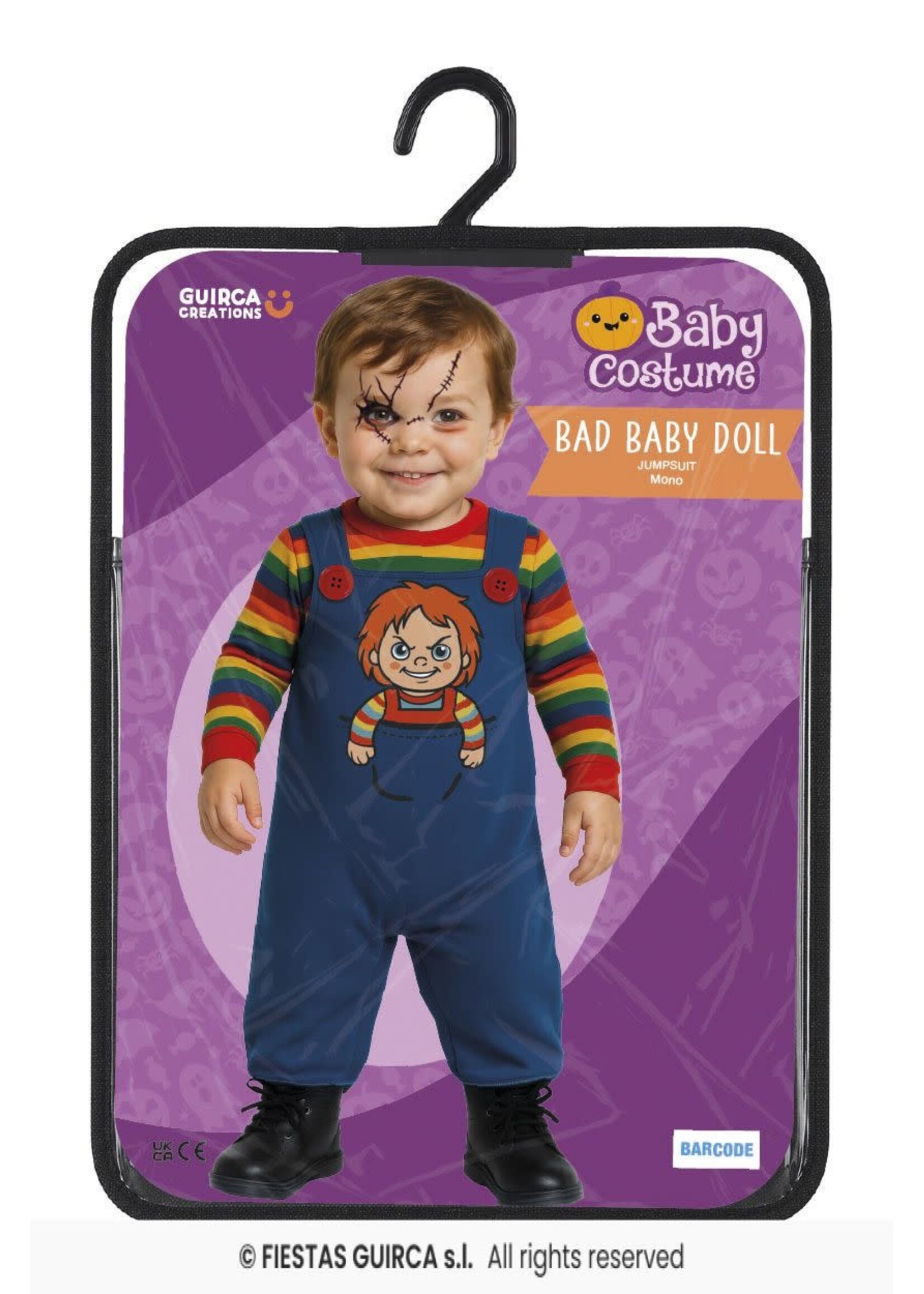 Fiestas Guirca Babykostuum horrorpop jumpsuit