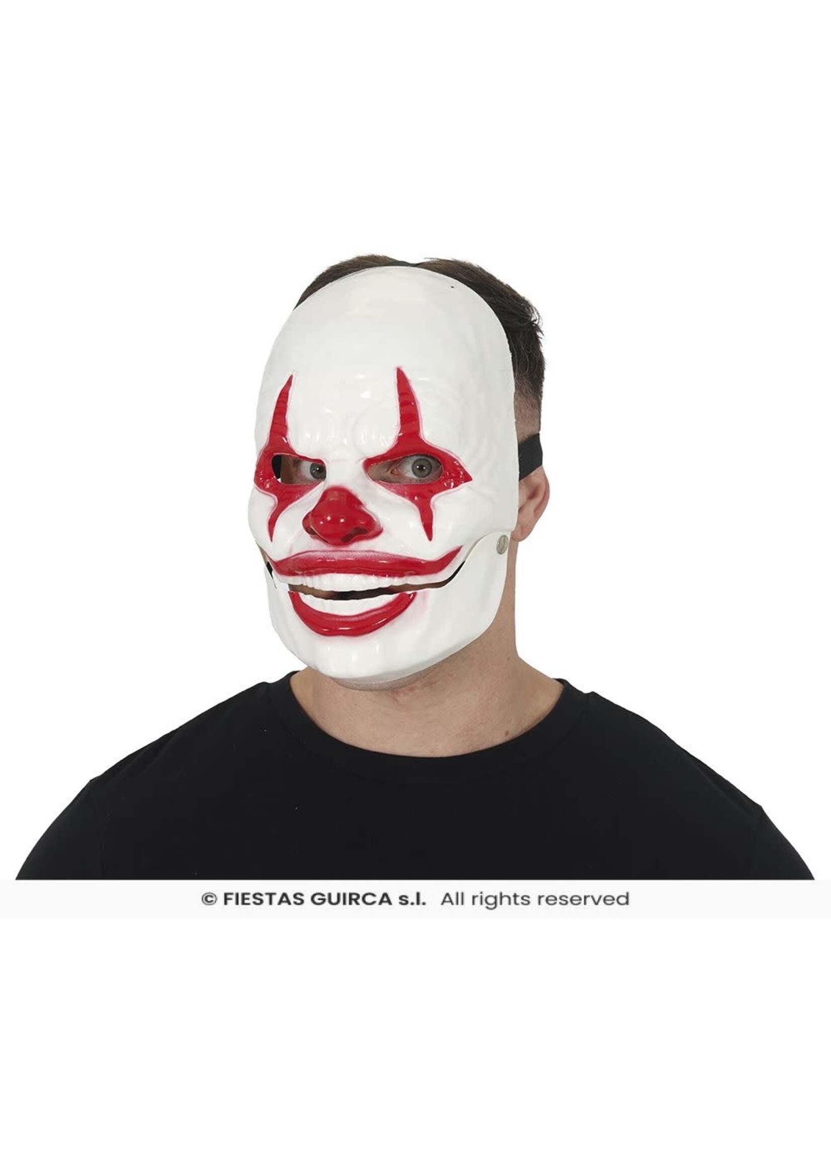 Fiestas Guirca Lachend clownmasker van PVC