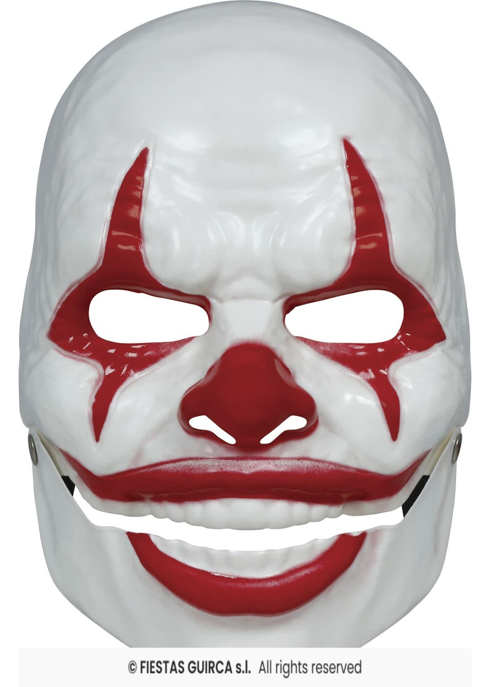 Fiestas Guirca Lachend clownmasker van PVC
