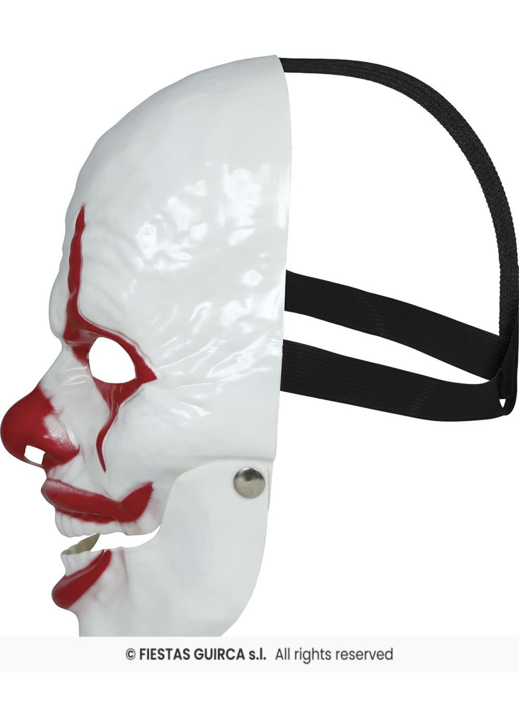 Fiestas Guirca Lachend clownmasker van PVC