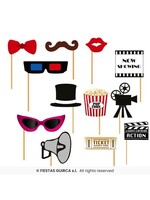 Fiestas Guirca Foto props met filmthema
